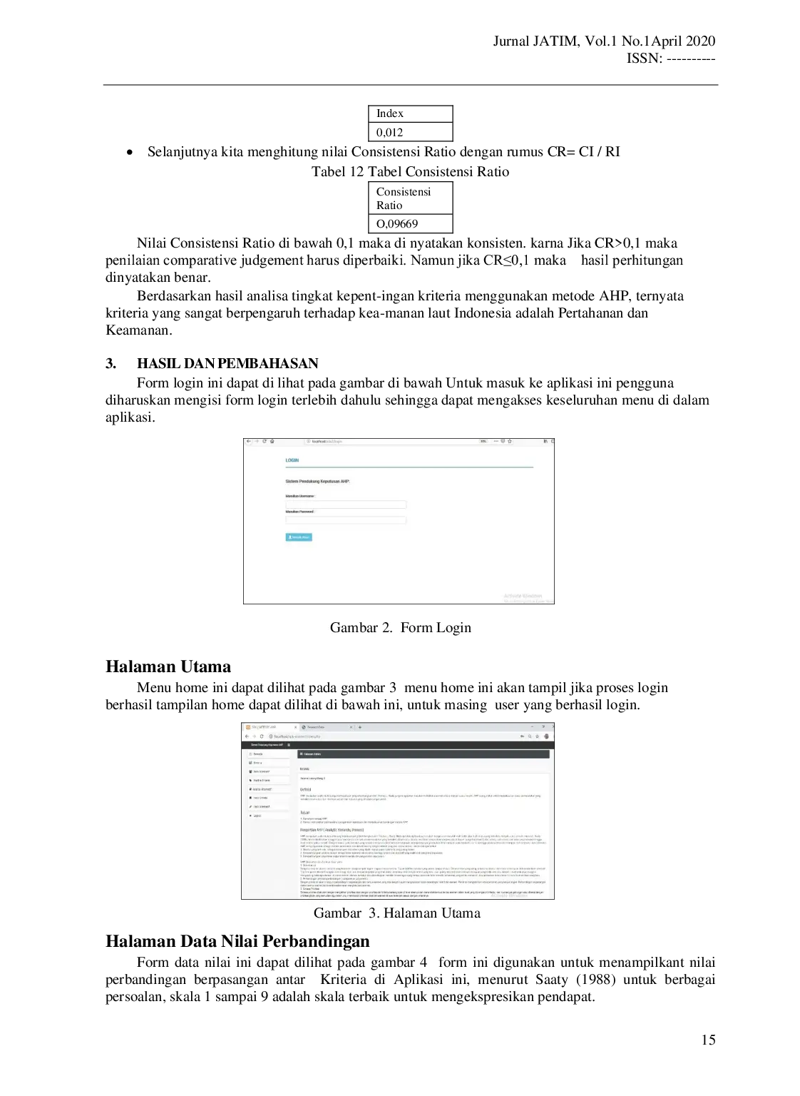 JURIS Implementasi Metode Analytical Hierarchy Process AHP Untuk Analisis Faktor Keamanan Laut Indonesia