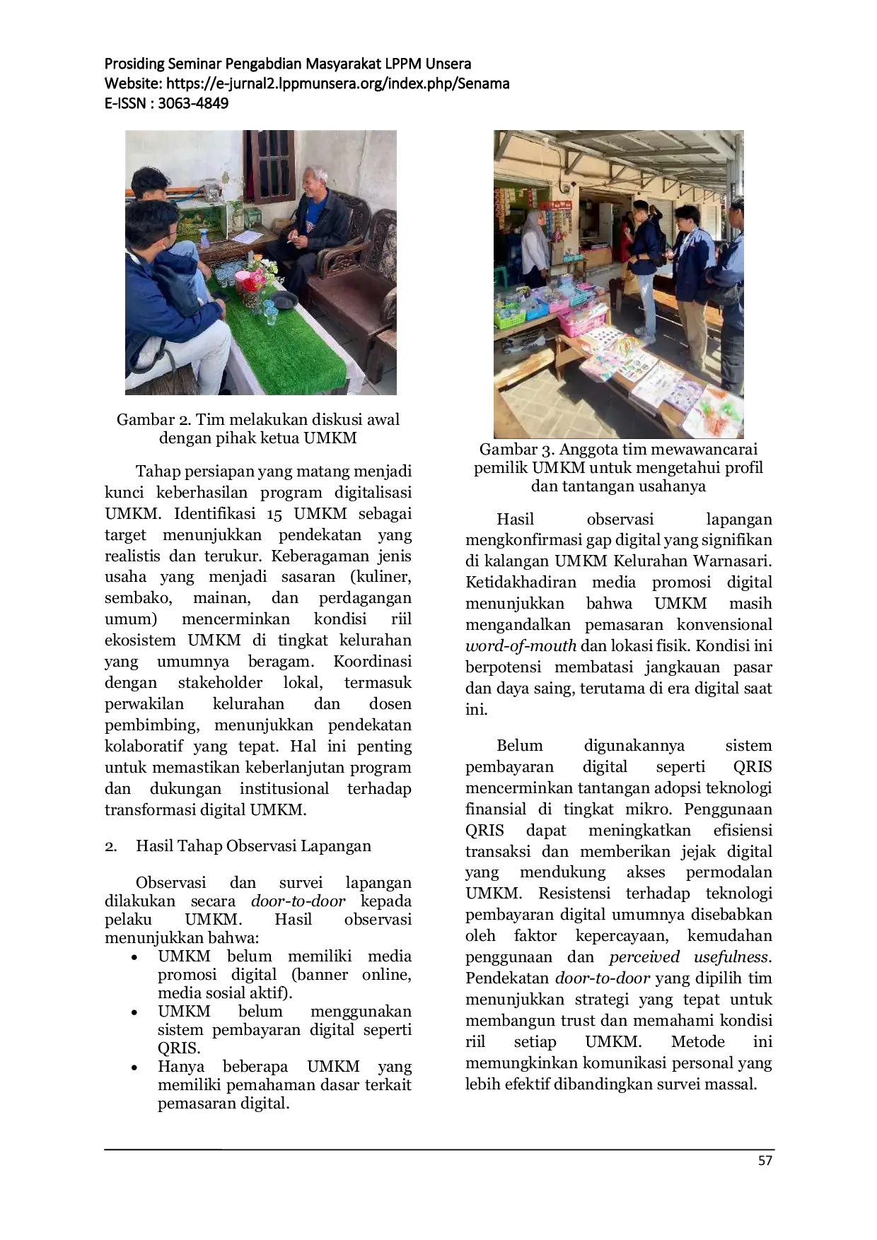 JURIS Peningkatan Kapasitas UMKM Usahan Mikro Kecil Dan Menengah Melalui Pemanfaatan Teknologi Digital Untuk Pemberdayaan Dan Pengembangan Usaha Yang Berkelanjutan