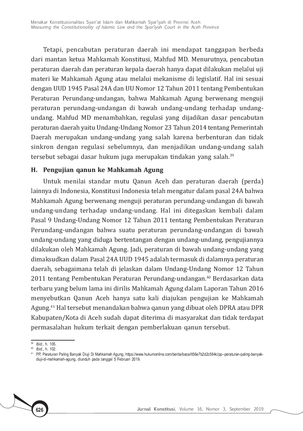 JURIS Menakar Konstitusionalitas Syari at Islam dan Mahkamah Syar iyah di Provinsi Aceh