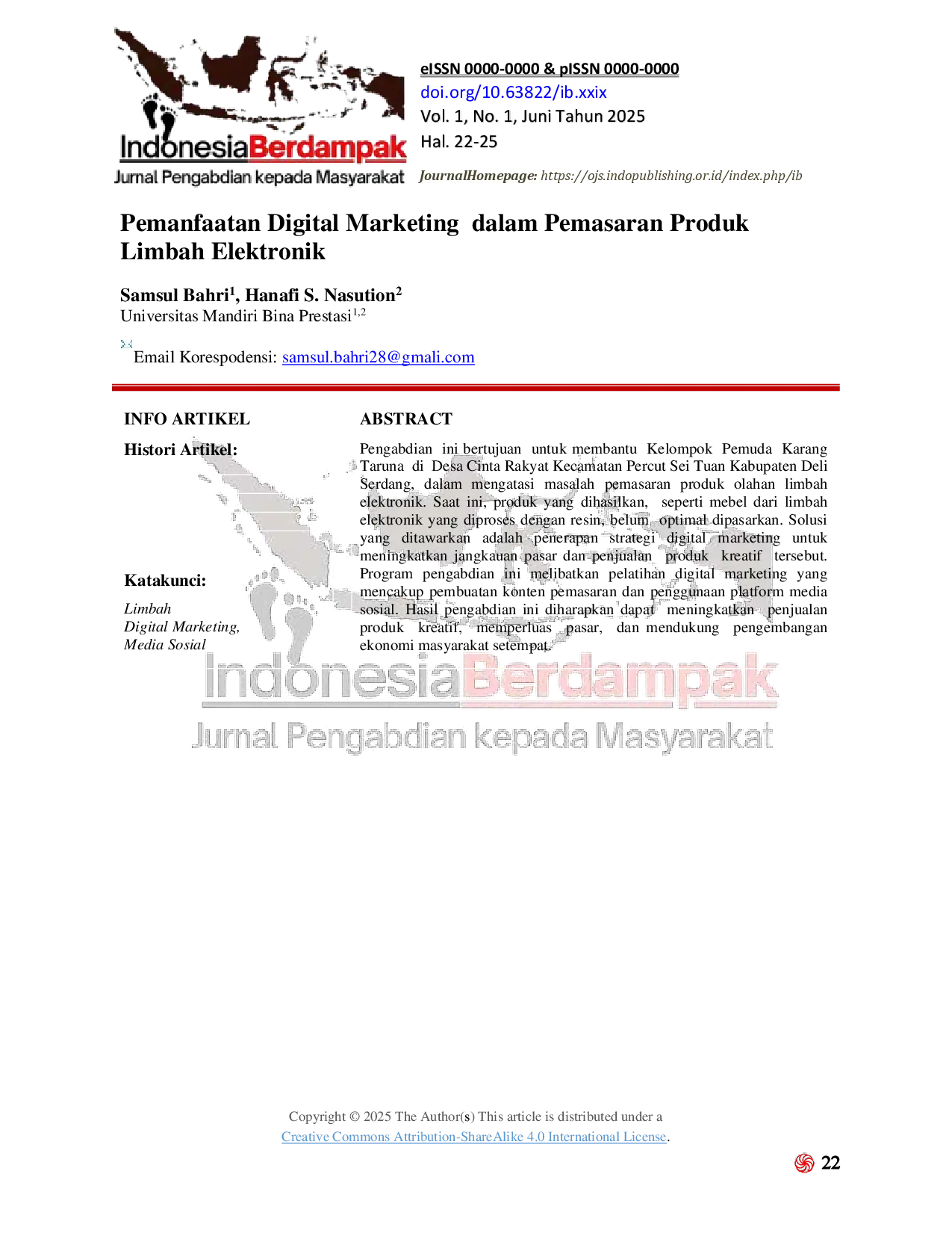 juris Pemanfaatan Digital Marketing dalam Pemasaran Produk Limbah Elektronik