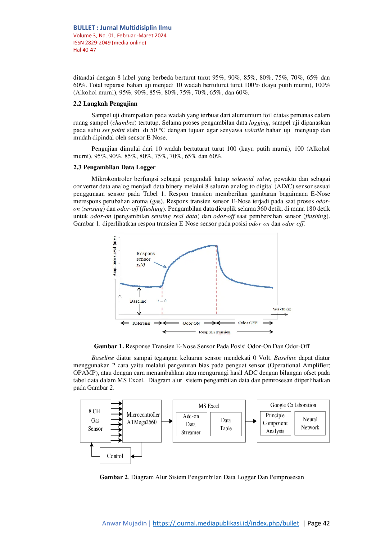 JURIS Pengujian Kemurnian Minyak Kayu Putih Berbasis Electronic Nose Menggunakan Metode PCA Dan Neural Network