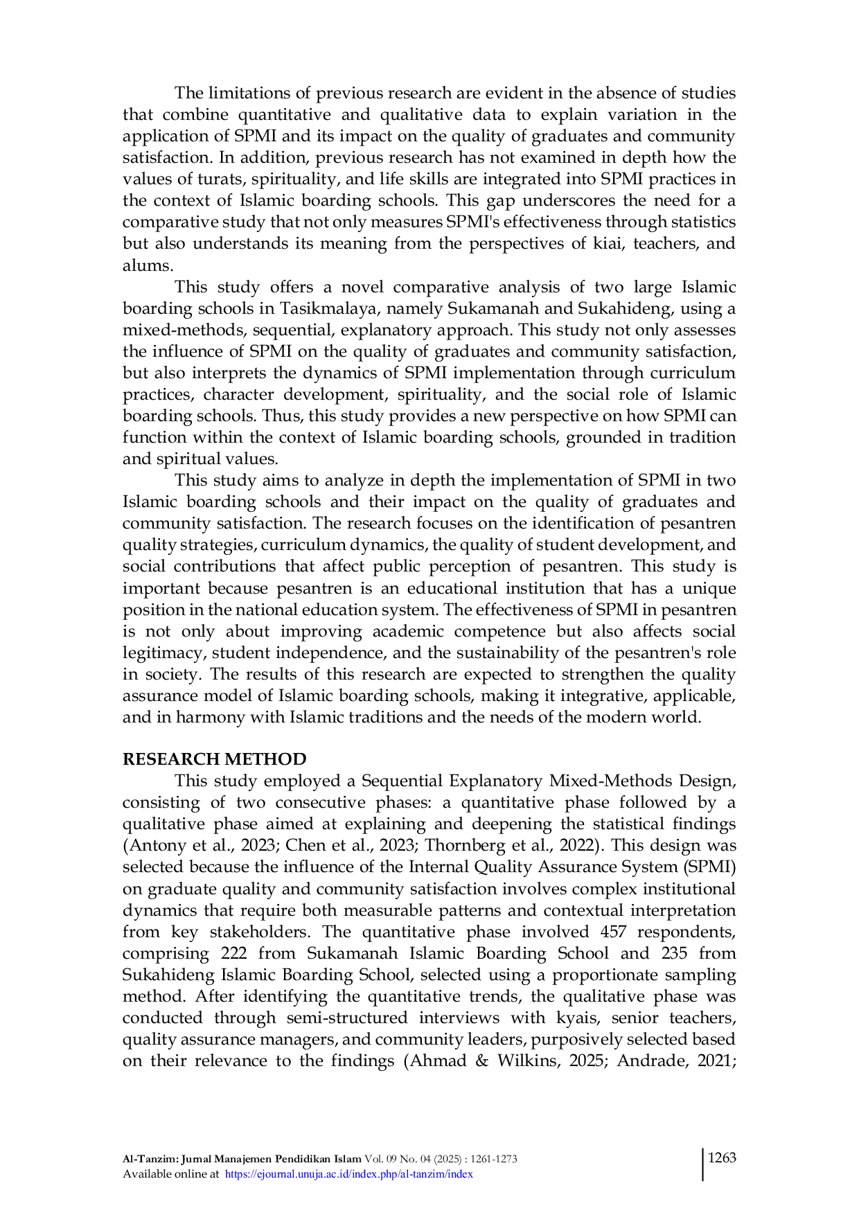JURIS Improving Graduate Quality and Public Satisfaction through Internal Quality Assurance