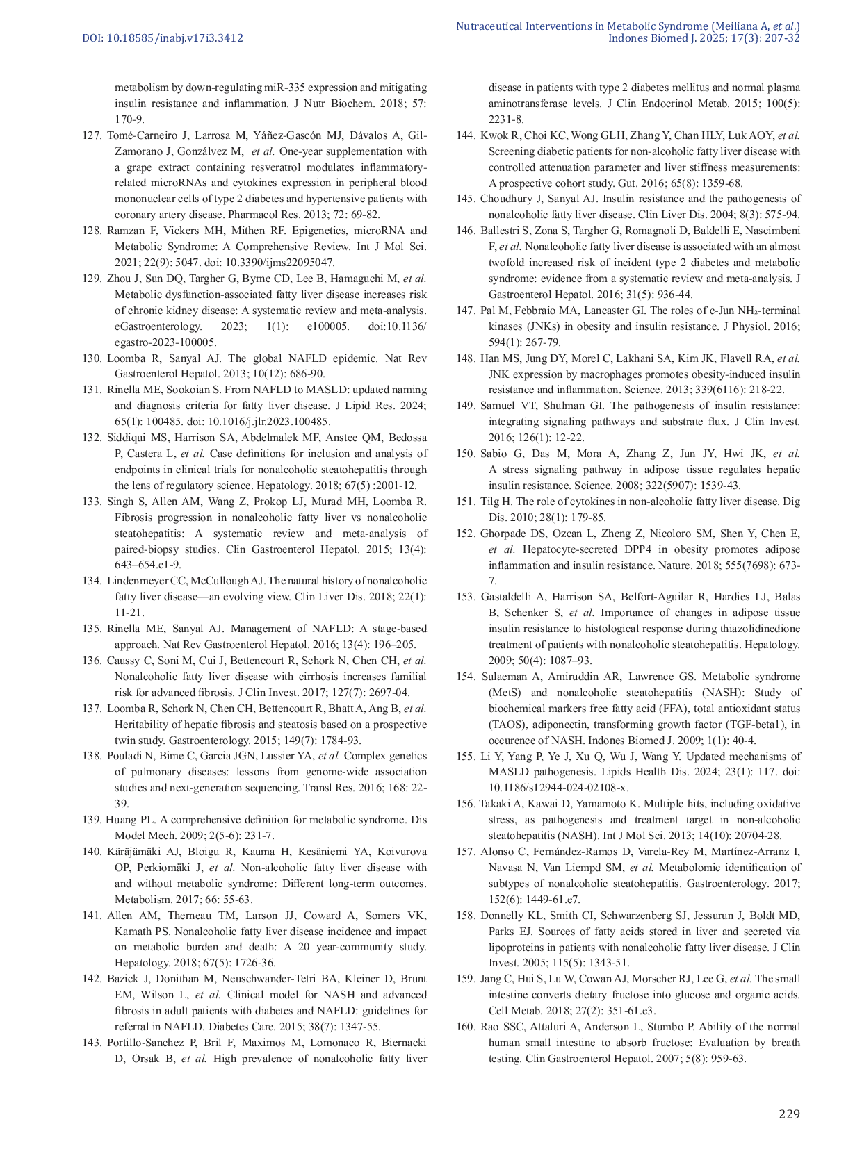 JURIS Lifestyle Modifications and Nutraceutical Interventions in the Prevention and Management of Metabolic Syndrome