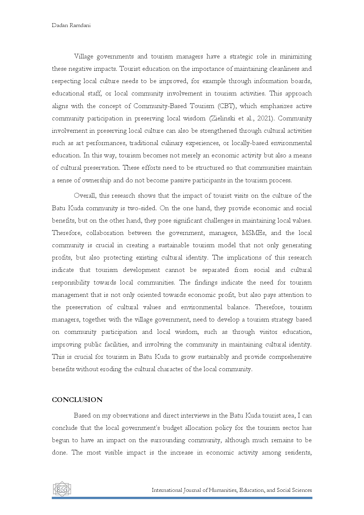 juris Analysis of the Impact of Tourist Visits on the Culture of the Community Around the Batu Kuda Tourist Area Bandung Regency