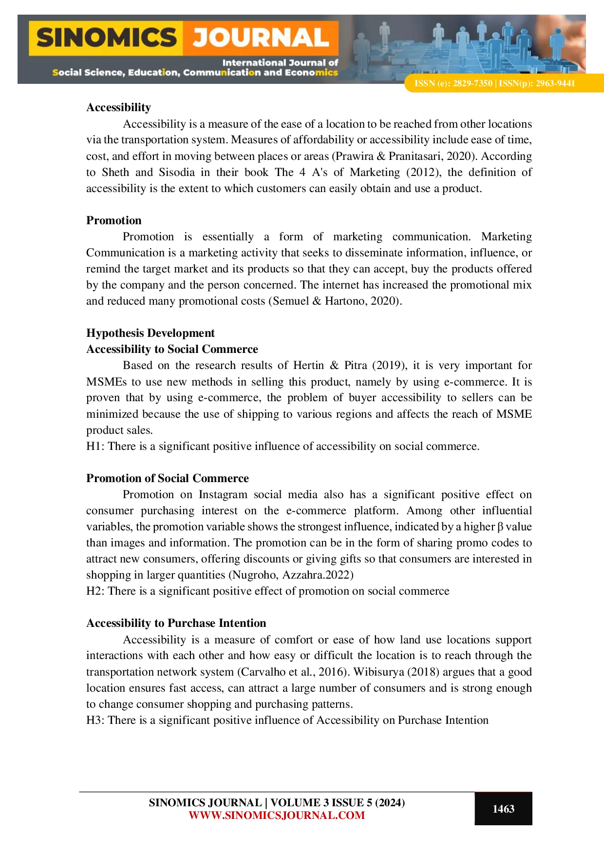 JURIS Analysis of The Influence of Social Commerce Tiktok Shop on Purchase Intention