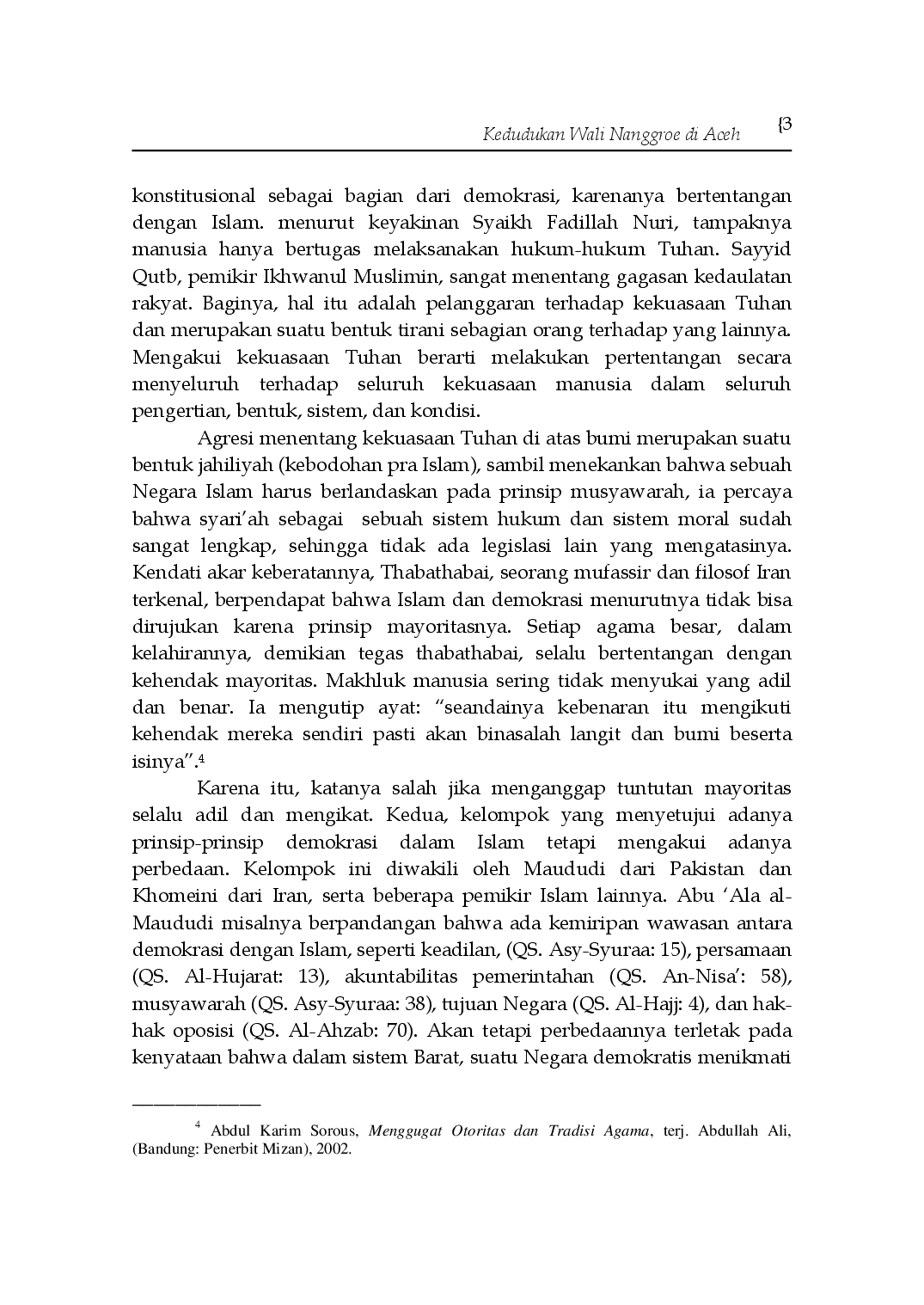 juris Kedudukan Wali Nanggroe di Aceh