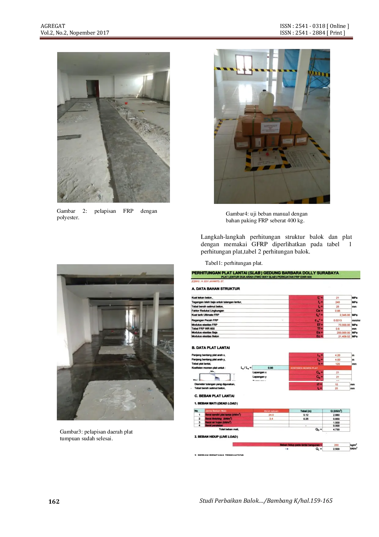 JURIS Studi Perbaikan Balok Beton Bertulang Menggunakan Glass Fibre Reinforced Polymer Gfrp Untuk Meningkatkan Kekuatan Tarik Pada Bending Momen