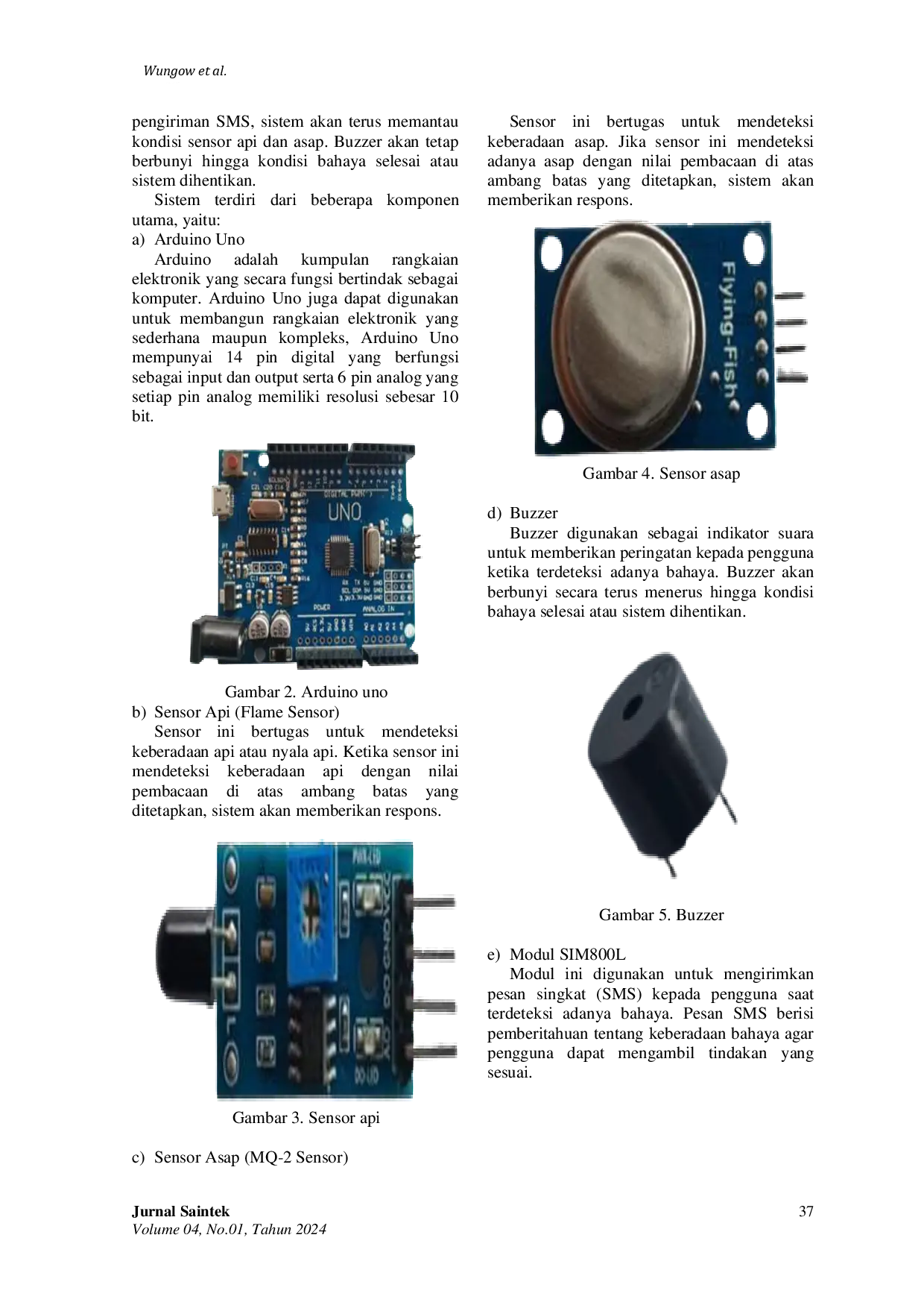 JURIS Perancangan Alat Deteksi Kebakaran Berbasis Arduino