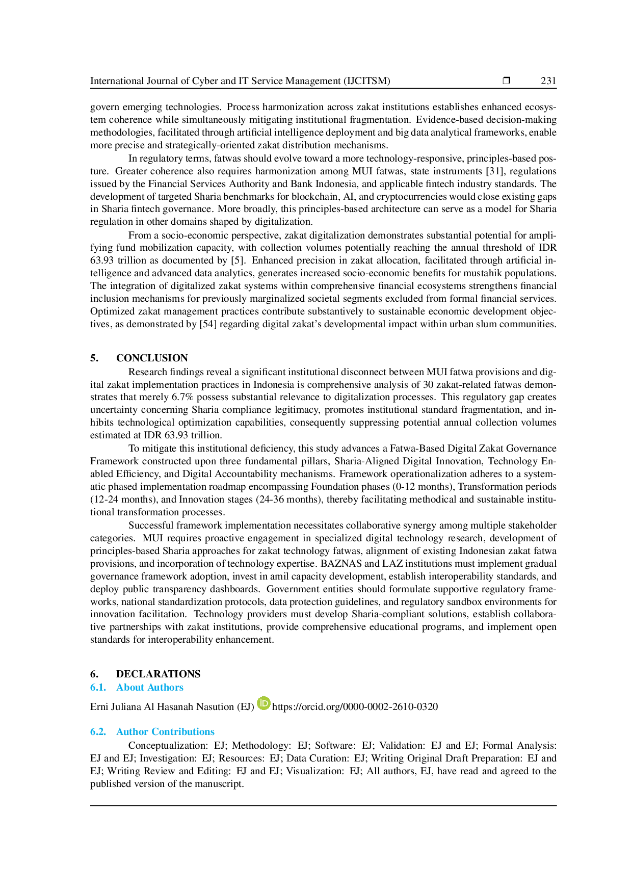 JURIS Digital Governance Model for Zakat Based on MUI Fatwas in Indonesia