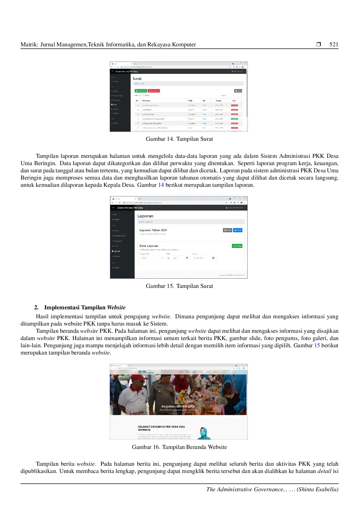 JURIS Tata Kelola Administrasi PKK Desa dengan Pengembangan Sistem Informasi BerbasisWeb