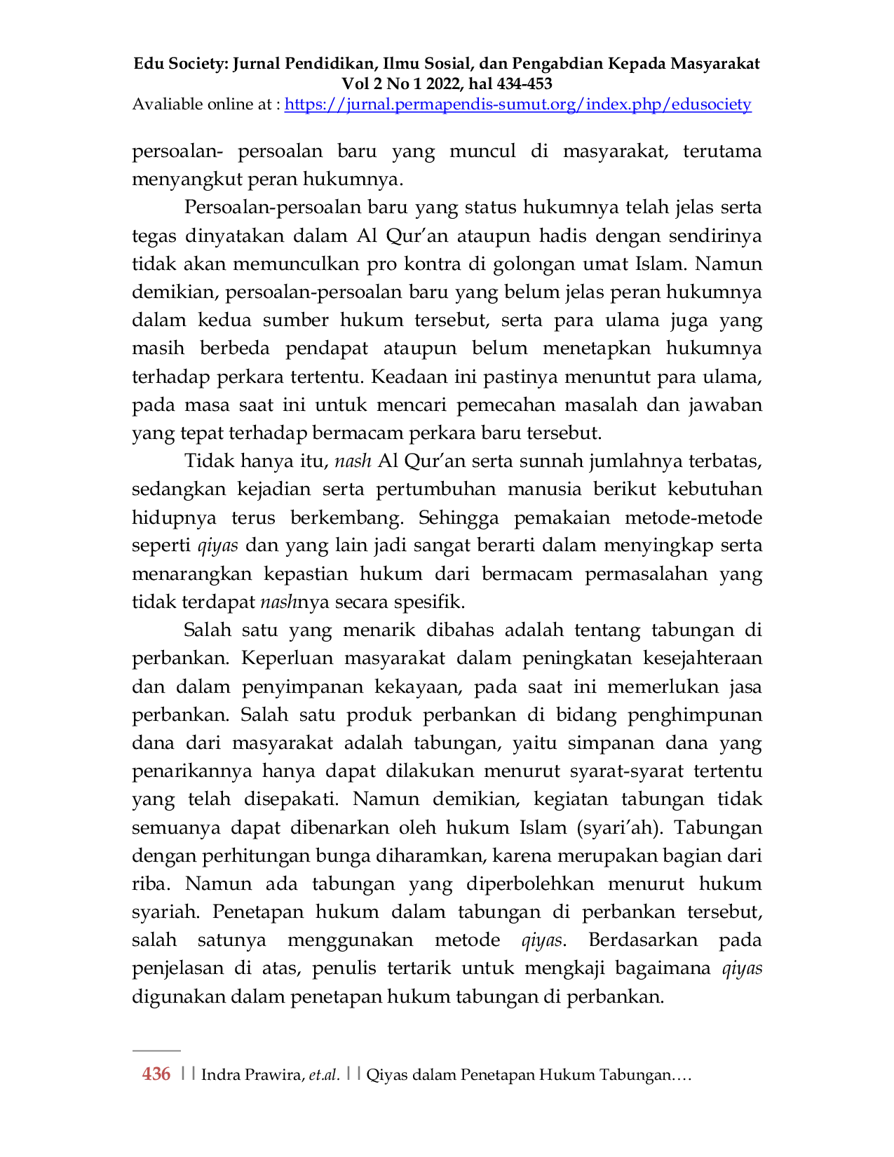 JURIS Qiyas dalam Penetapan Hukum Tabungan di Perbankan