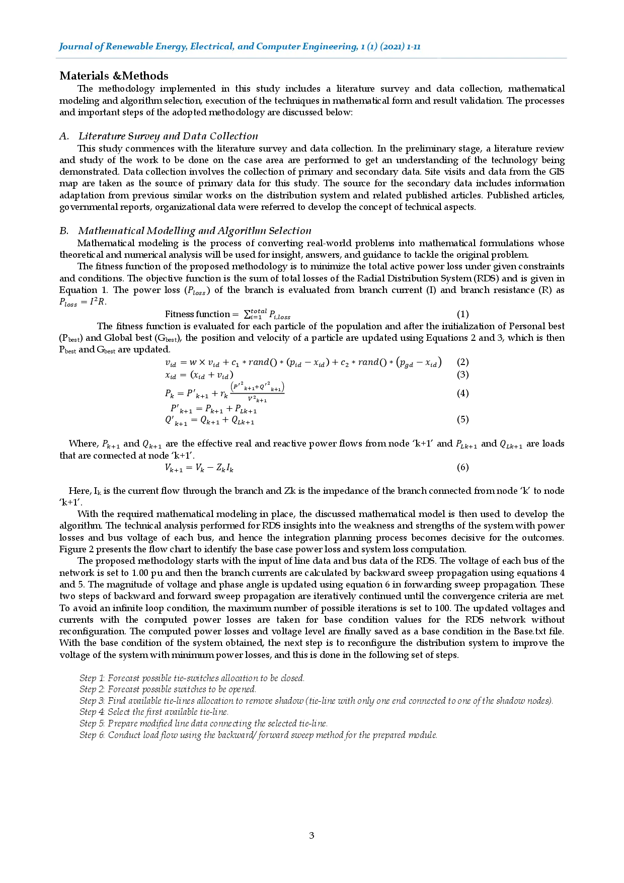 juris Performance Enhancement of Radial Distribution System via Network Reconfiguration A Case Study of Urban City in Nepal