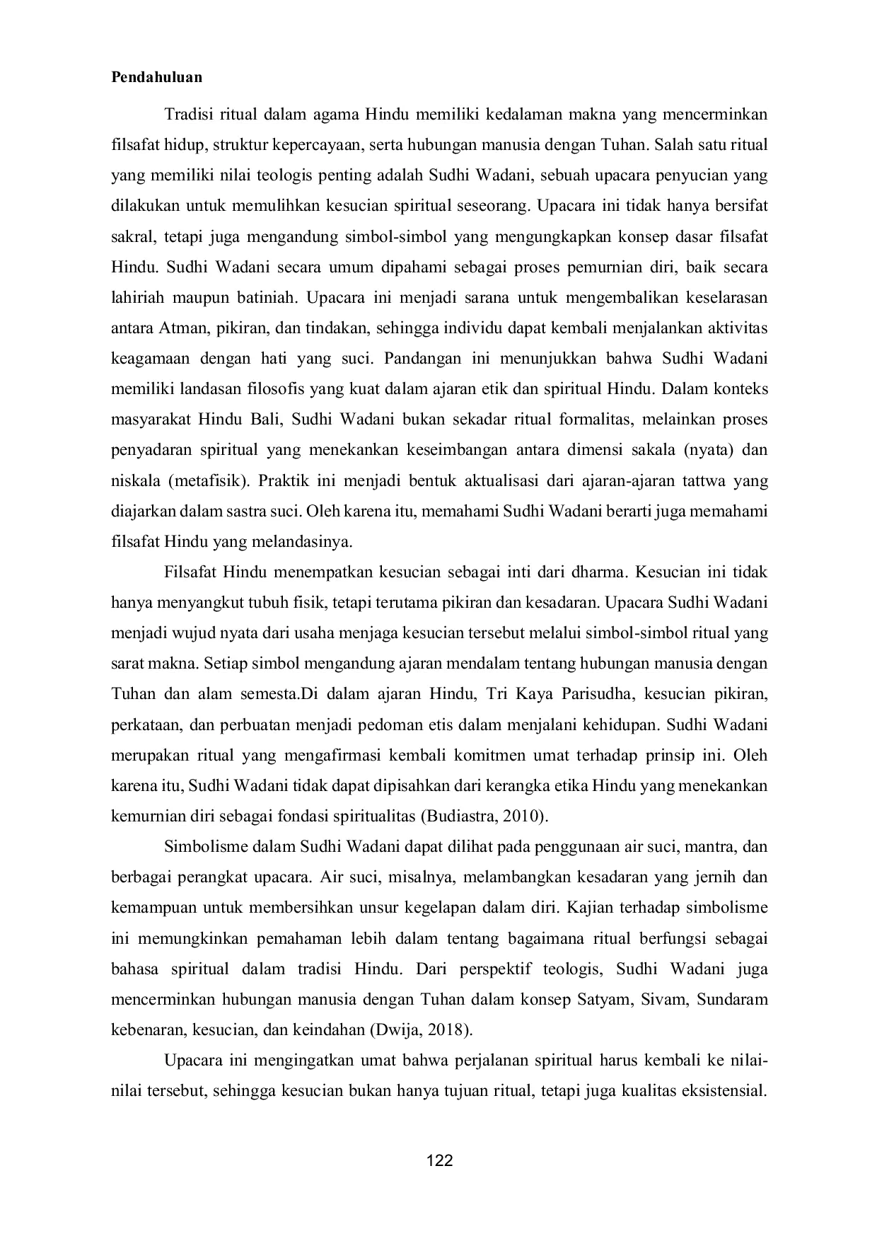JURIS Simbolisme Dan Makna Teologis Sudhi Wadani Dalam Kerangka Filsafat Hindu