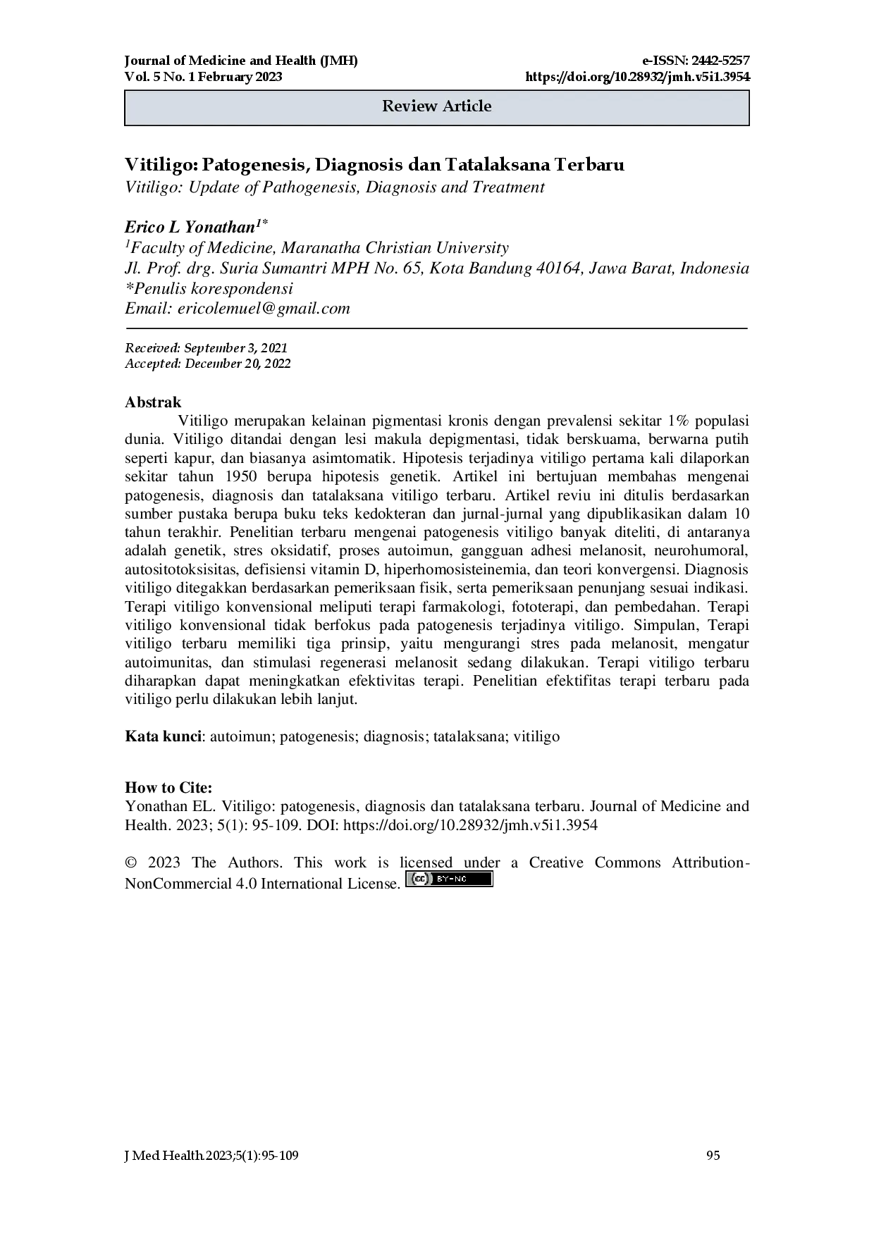 juris Vitiligo Patogenesis Diagnosis dan Tatalaksana Terbaru