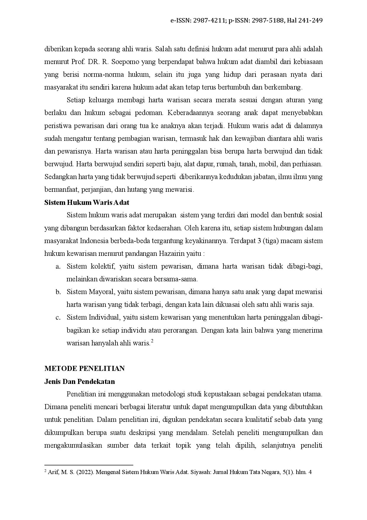 juris Tinjauan Terhadap Upaya Ahli Waris Perempuan Dalam Memperoleh Hak Waris Pada Sistem Waris Adat Bali