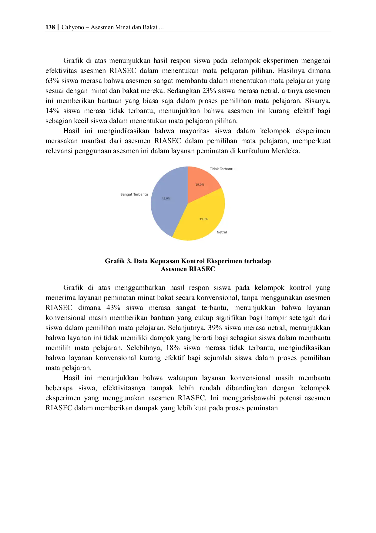 JURIS Asesmen Minat dan Bakat berbasis RIASEC sebagai Acuan Peminatan Mata Pelajaran Pilihan pada Jenjang SMA Kurikulum Merdeka