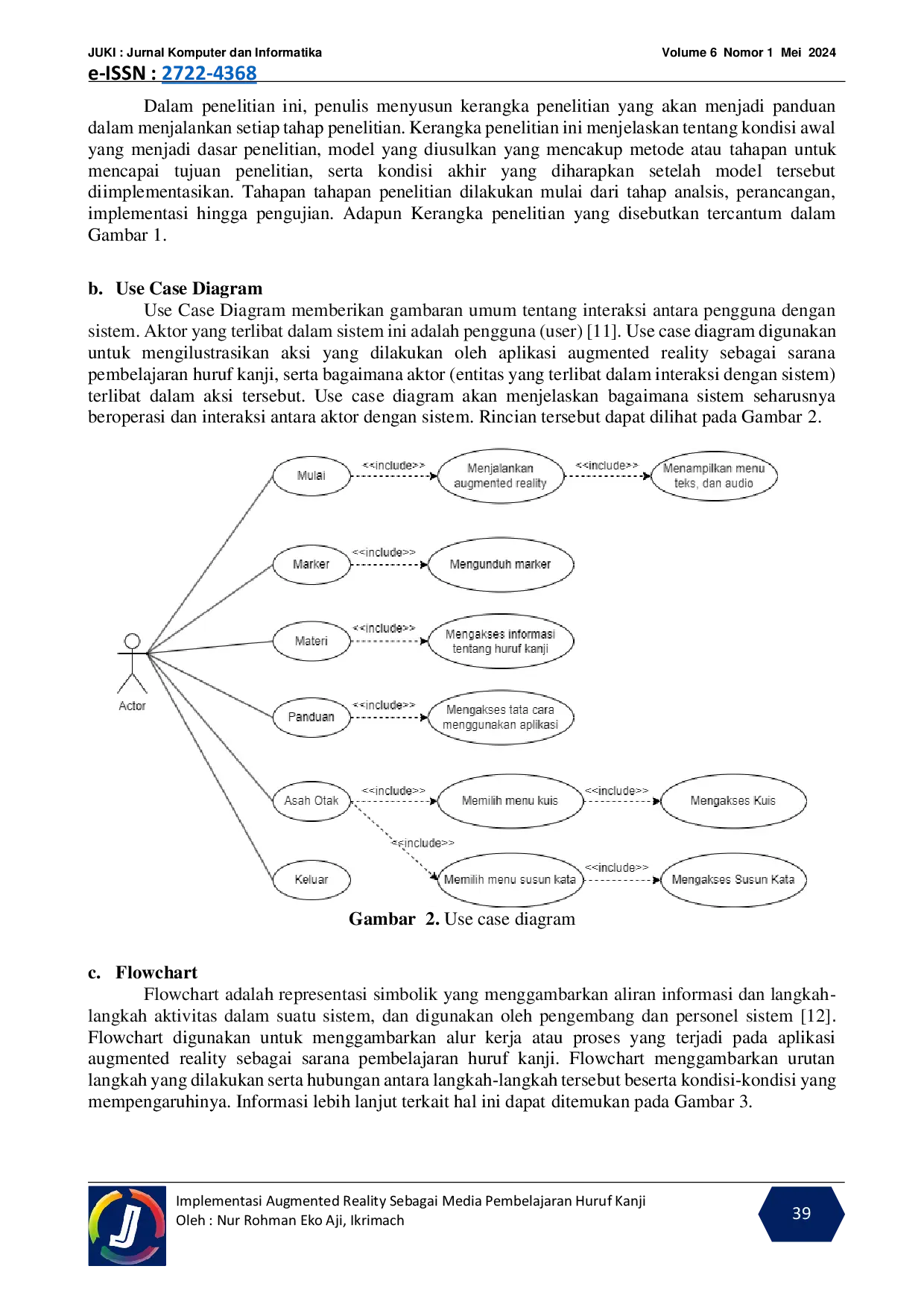 JURIS Implementation of Augmented Reality as a Media for Learning Kanji Letters