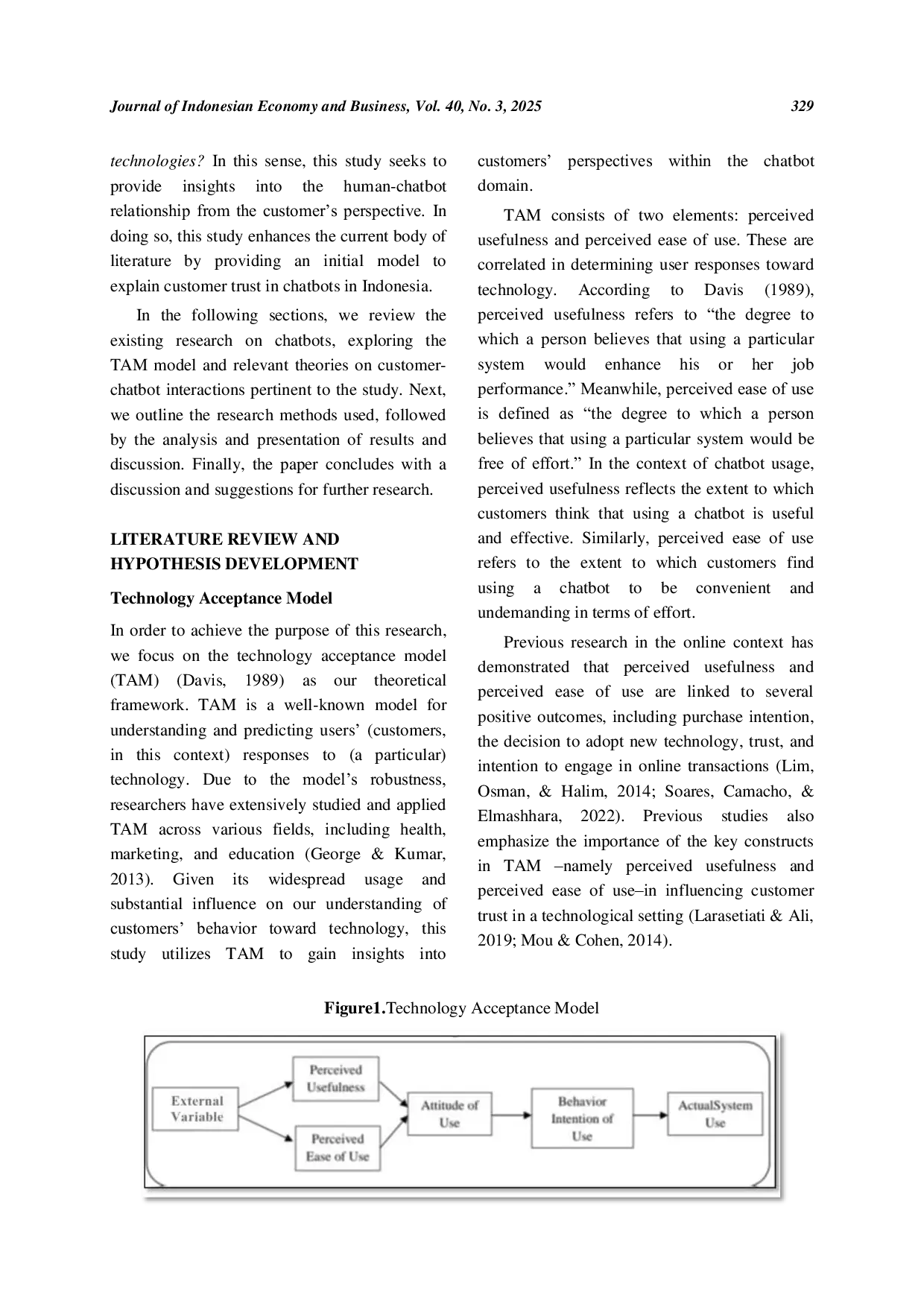 JURIS Factors Affecting Customer Trust in Chatbot Usage Evidence from Indonesia