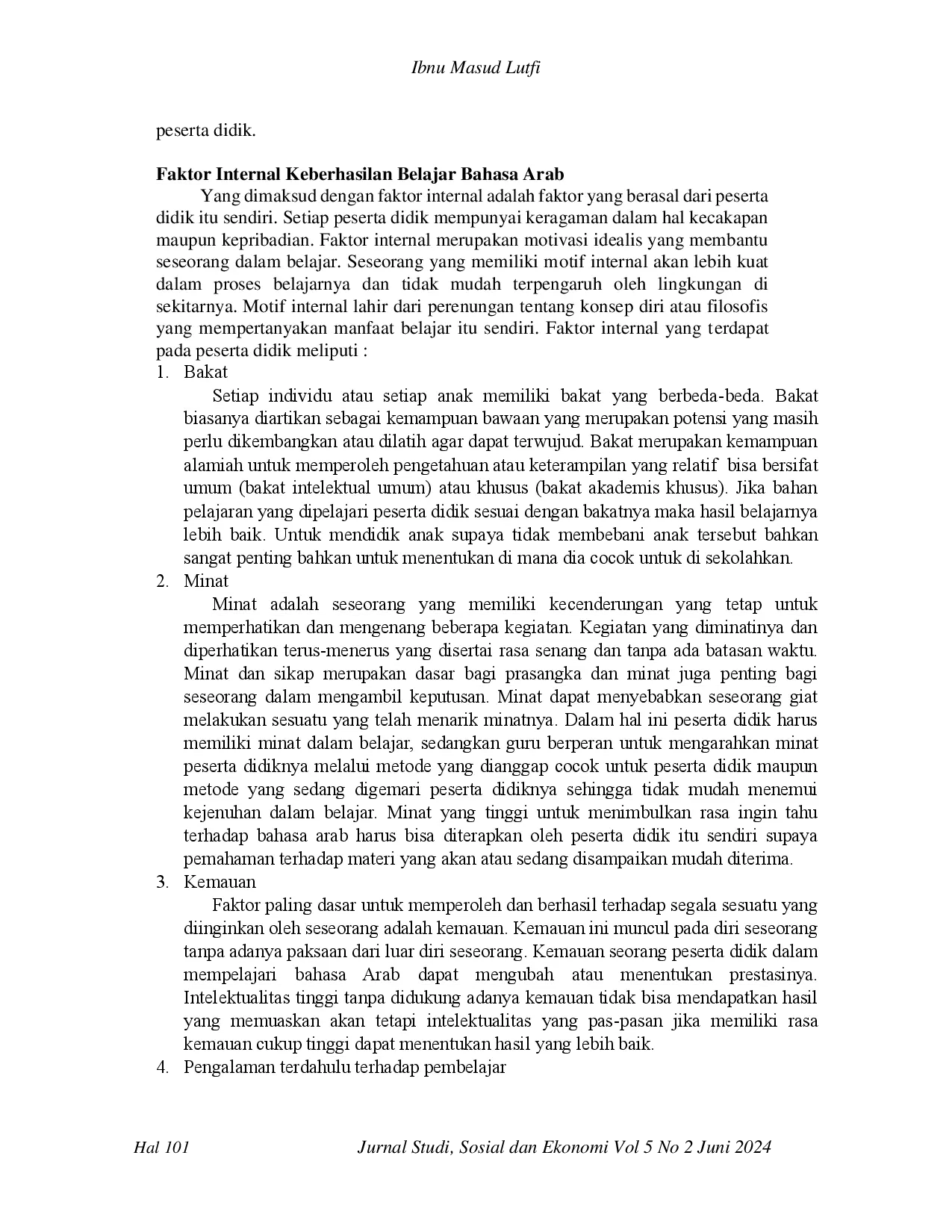 juris Pengembangan Model Pembelajaran Bahasa Arab Pada Aspek Kemahiran Menulis Dengan Pendekatan Kooperatif Jigsaw Di Madrasah Diniyah Awaliyah Ulul Albab