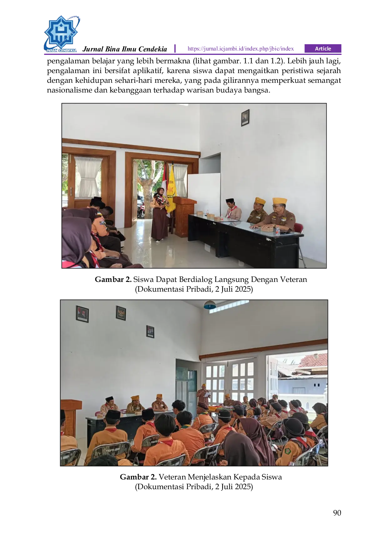 JURIS Integrasi Jiwa Semangat Nilai Nilai 45 JSN 45 Dalam Penguatan Pembelajaran Sejarah Lokal di SMA Banyuwangi
