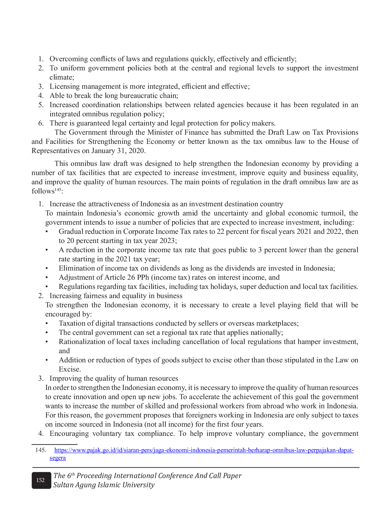 JURIS Omnibus Law Opportunities And Challenges Towards Entrepreneurs And Labor Comparative Review Law