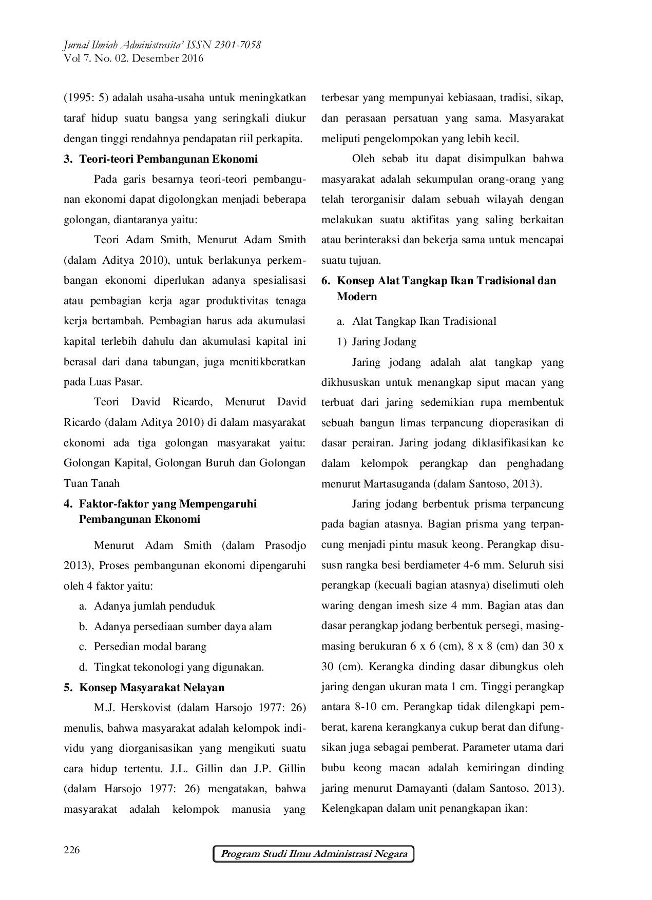 JURIS Perubahan Ekonomi Masyarakat Nelayan Dari Alat Tangkap Ikan Tradisional Ke Modern Di Kelurahan Lappa Kecamatan Sinjai Utara Kabupaten Sinjai