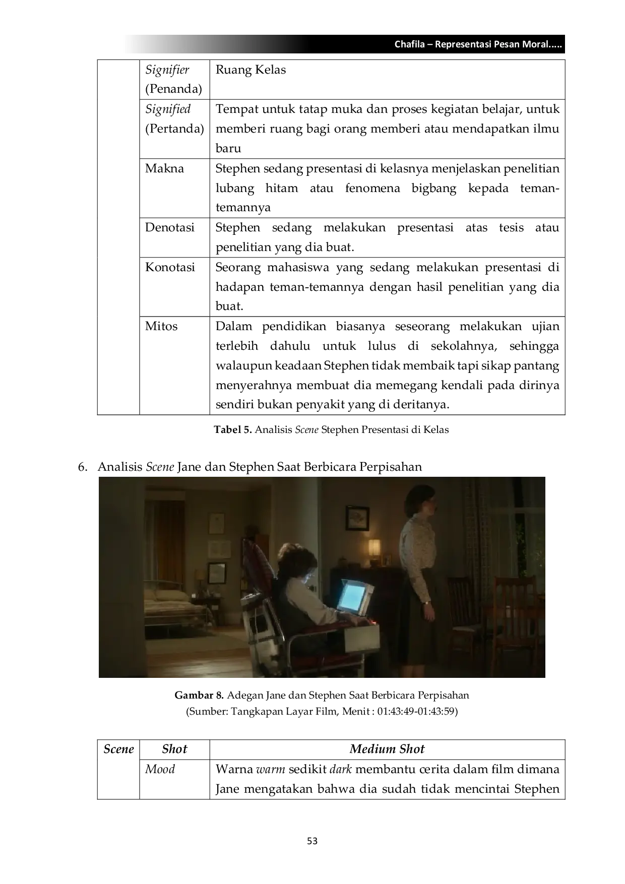 JURIS Representasi Pesan Moral Dalam Film The Theory Of Everything Analisis Semiotika Roland Barthes