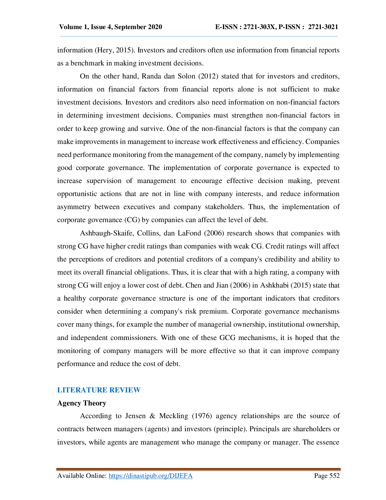 juris Cost of Debt The Impact of Financial Factors and Non Financial Factors