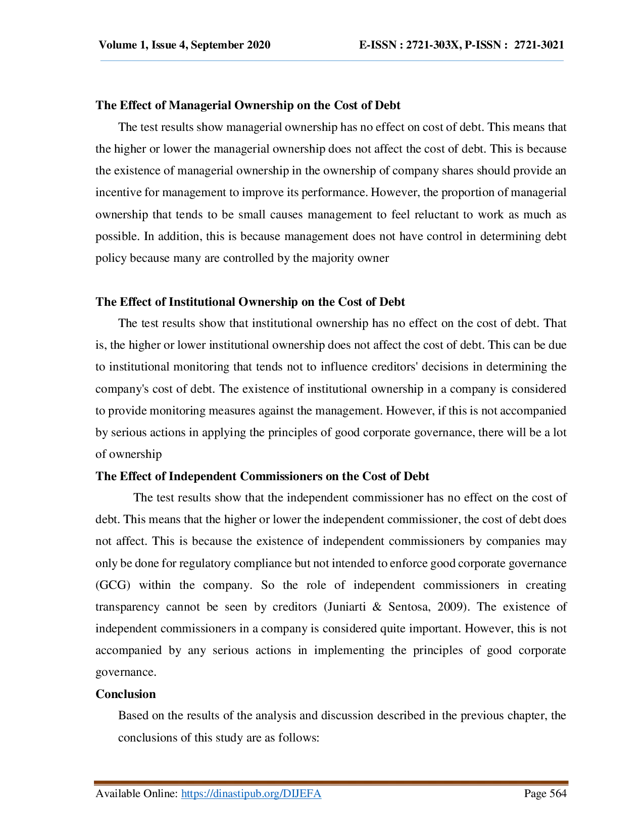 juris Cost of Debt The Impact of Financial Factors and Non Financial Factors