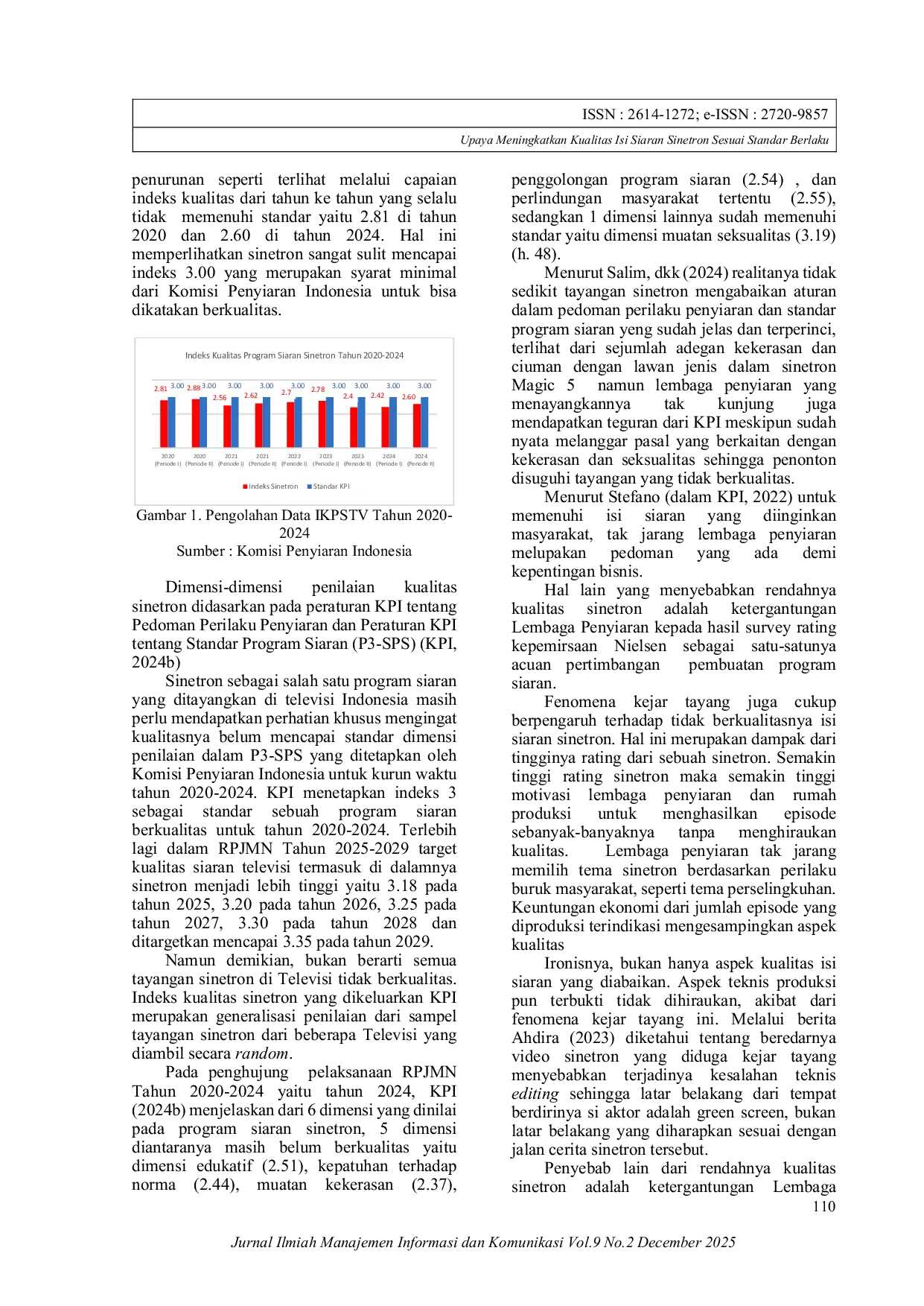 JURIS Upaya Meningkatkan Kualitas Isi Siaran Sinetron Sesuai Standar Berlaku