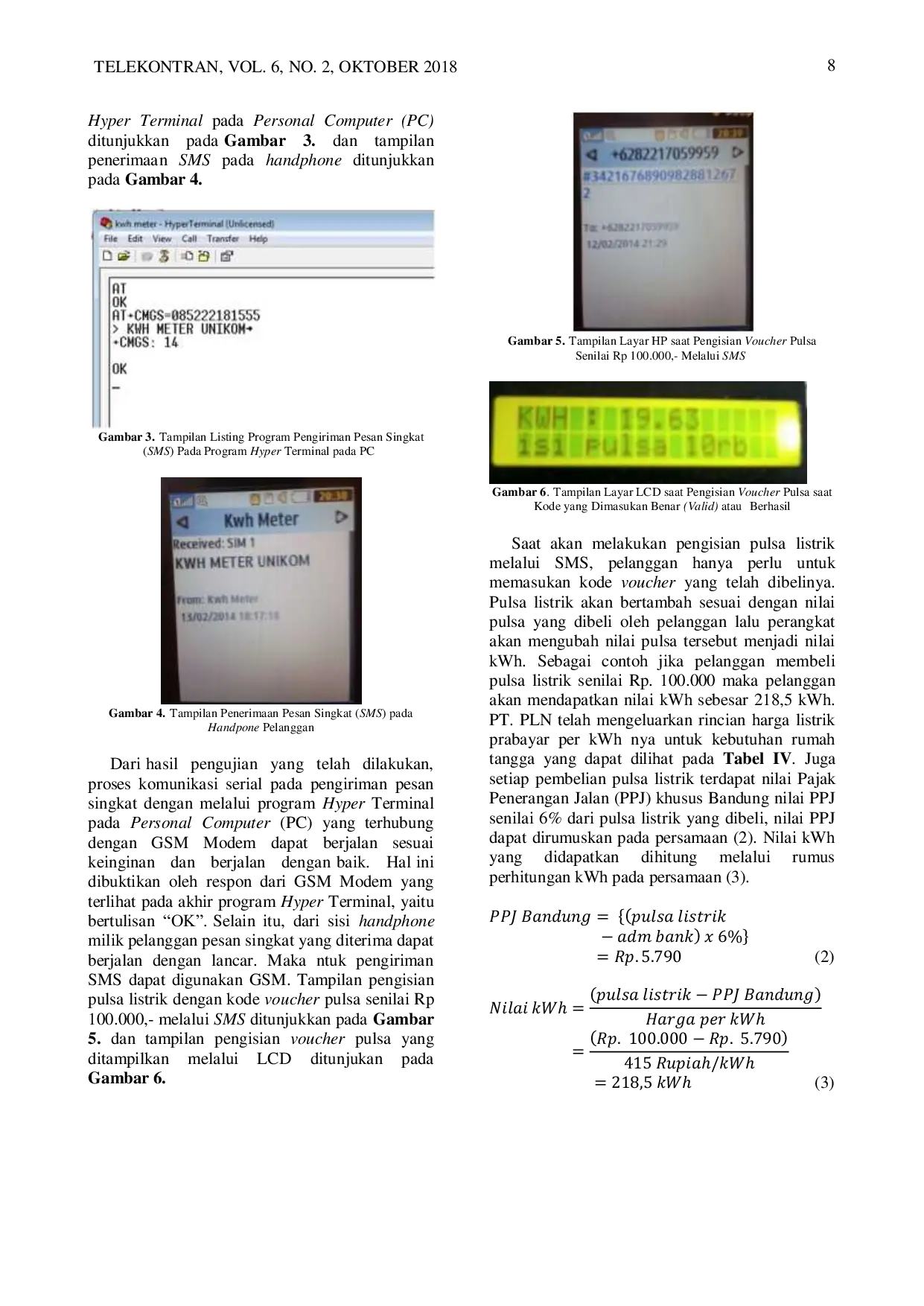 JURIS Perancangan Monitoring Prototype Kwh Meter Prabayar Berbasis Short Message Service SMS
