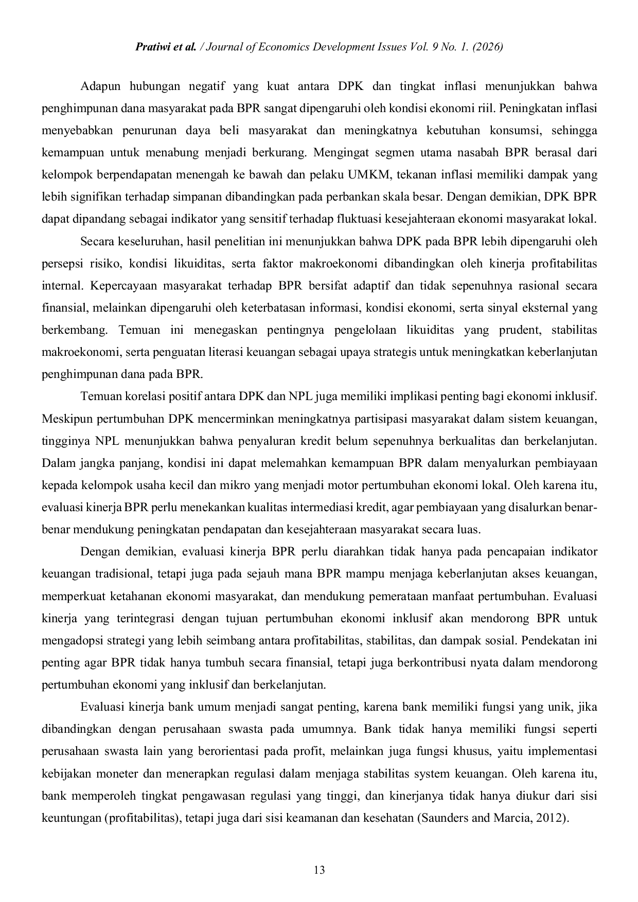 JURIS Kesehatan Bank Perekonomian Rakyat Kepercayaan Masyarakat Dan Pertumbuhan Ekonomi Inklusif