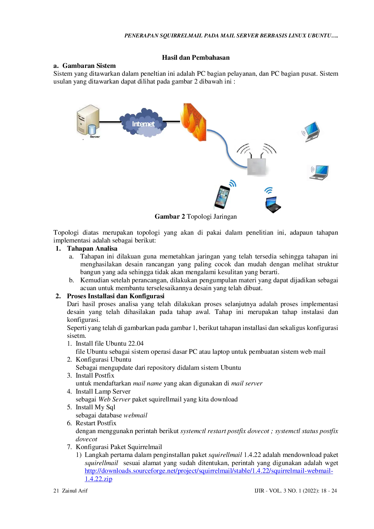 JURIS PENERAPAN SQUIRRELMAIL PADA MAIL SERVER BERBASIS LINUX UBUNTU Array