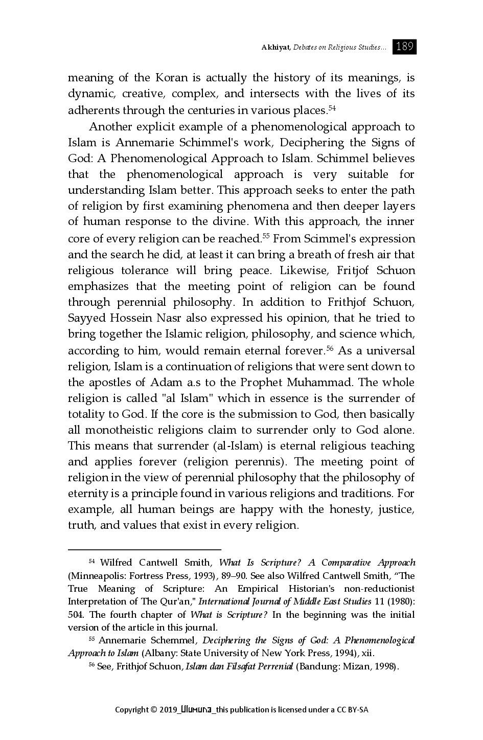 juris Debates on Religious Studies In the Phenomenology Perspective and Its Contribution to Interfaith Tolerance