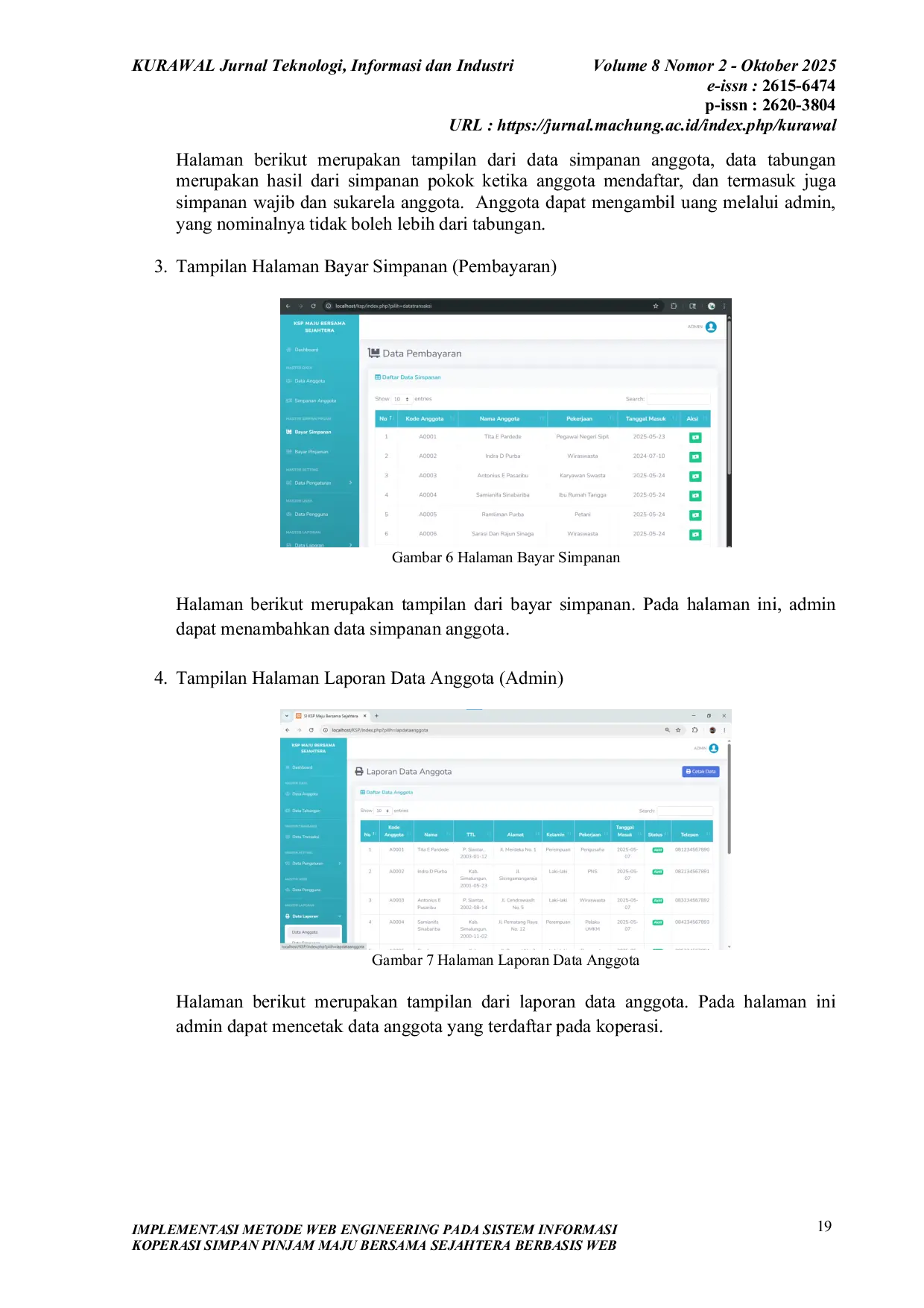 JURIS IMPLEMENTASI METODE WEB ENGINEERING PADA SISTEM INFORMASI KOPERASI SIMPAN PINJAM MAJU BERSAMA SEJAHTERA BERBASIS WEB