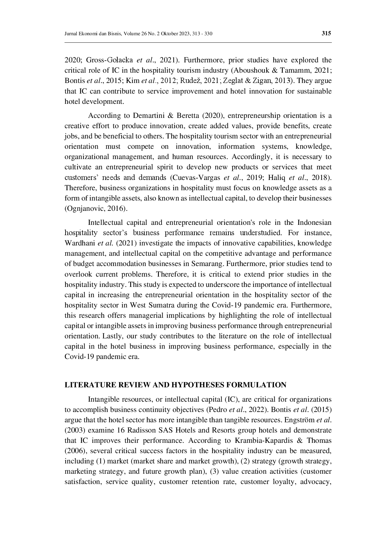 juris The impacts of intellectual capital and entrepreneurship orientation on business performance