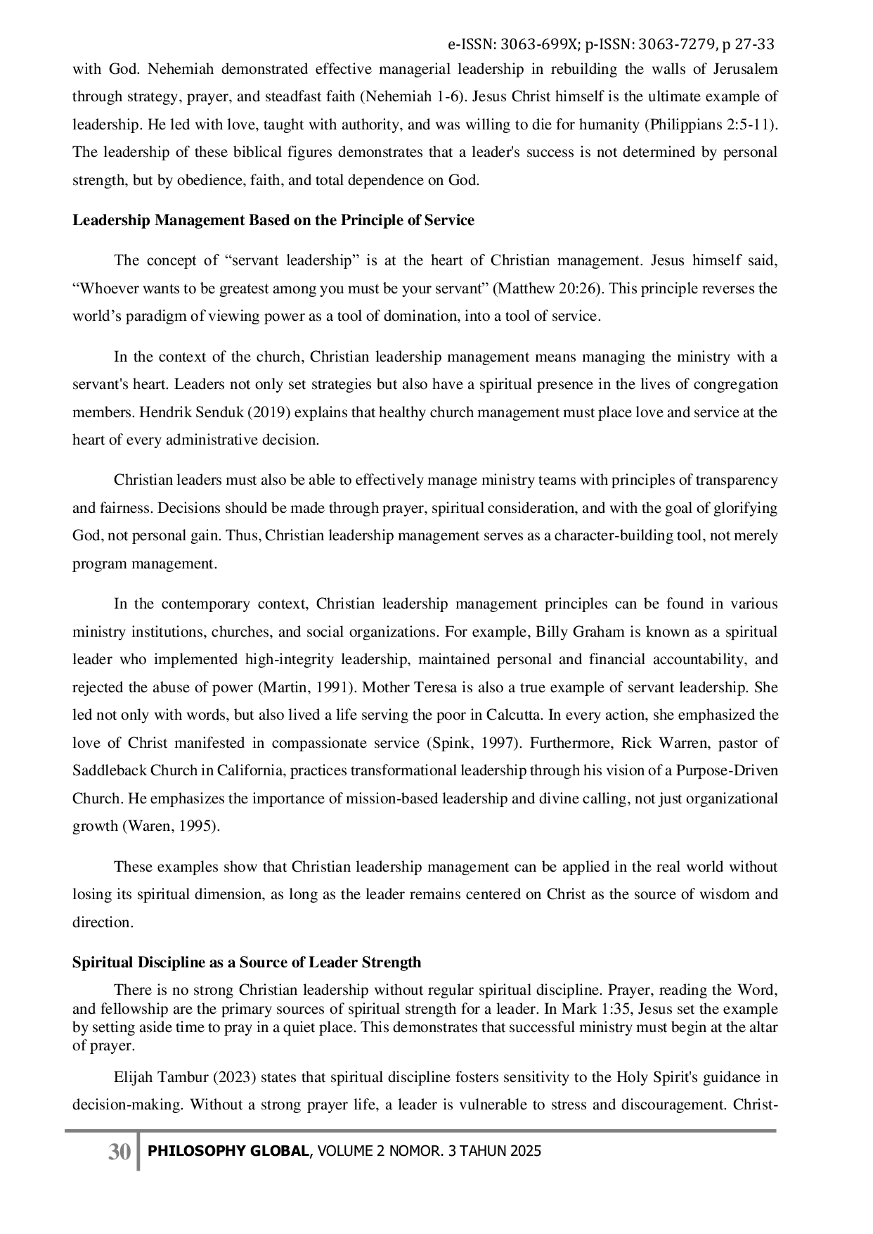 JURIS Christian Leadership Management Building Christ Centered Leaders