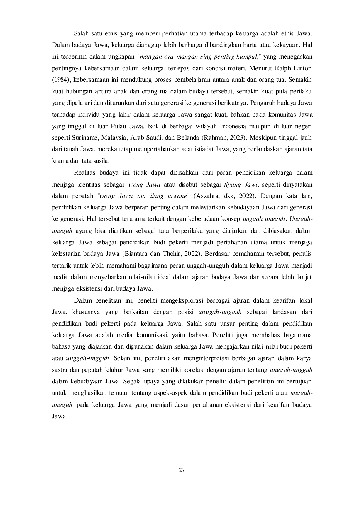 JURIS Prinsip Dasar dan Penerapan Pendidikan Unggah Ungguh dalam Kearifan Budaya Jawa