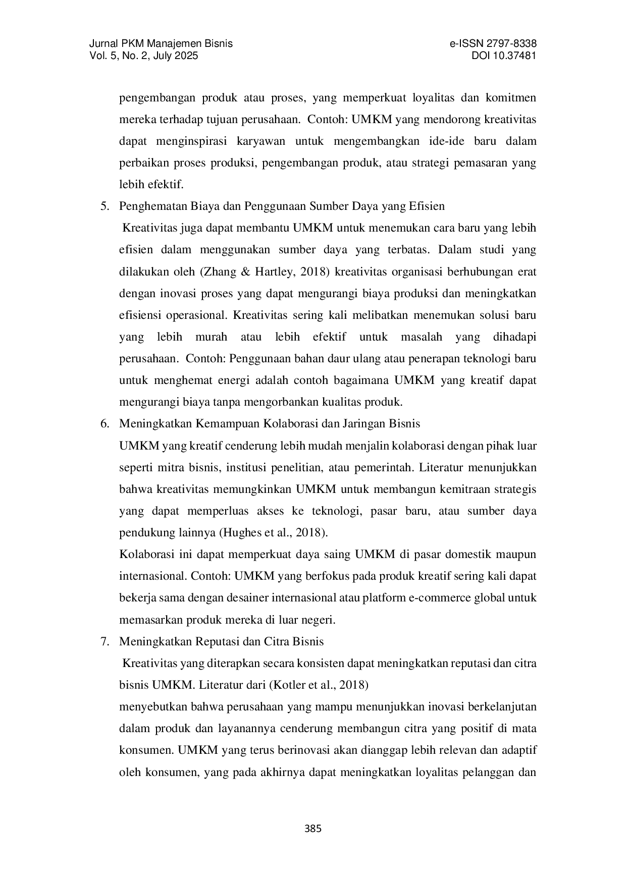 JURIS Peningkatan Kreatifitas dan Kompetensi Wirausaha Berbasis Edukasi Ekspor pada UMKM Kota Depok