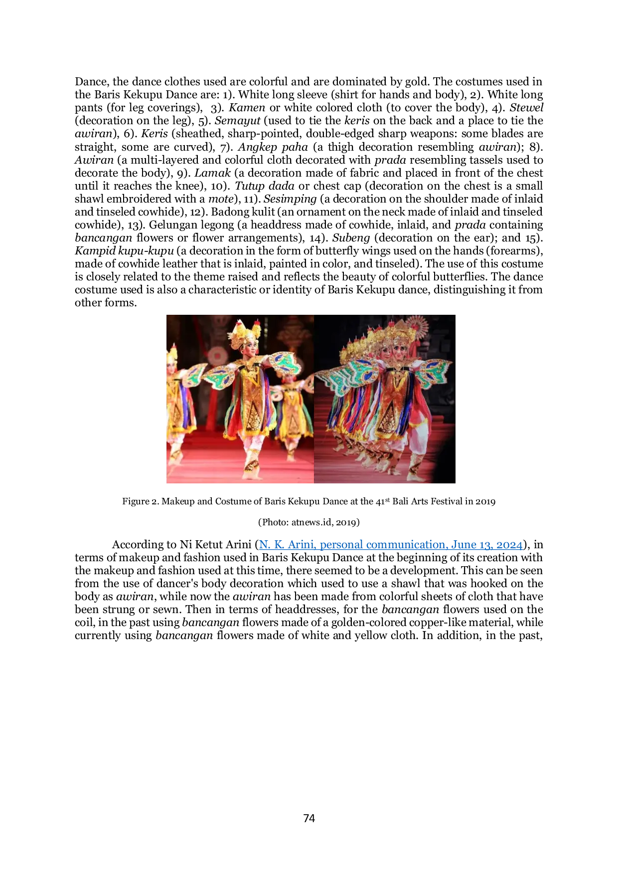 JURIS Form and Function Study of Baris Kekupu Dance in Banjar Lebah Sumerta Kaja Village Denpasar City