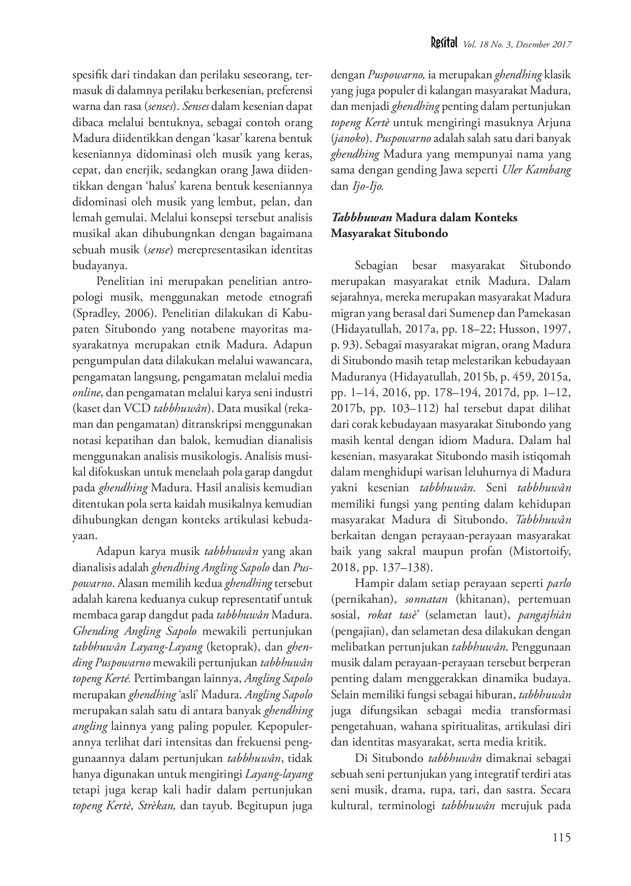 juris Ghending Dangdut Artikulasi Budaya Masyarakat Madura dalam Seni Tabbhuwan