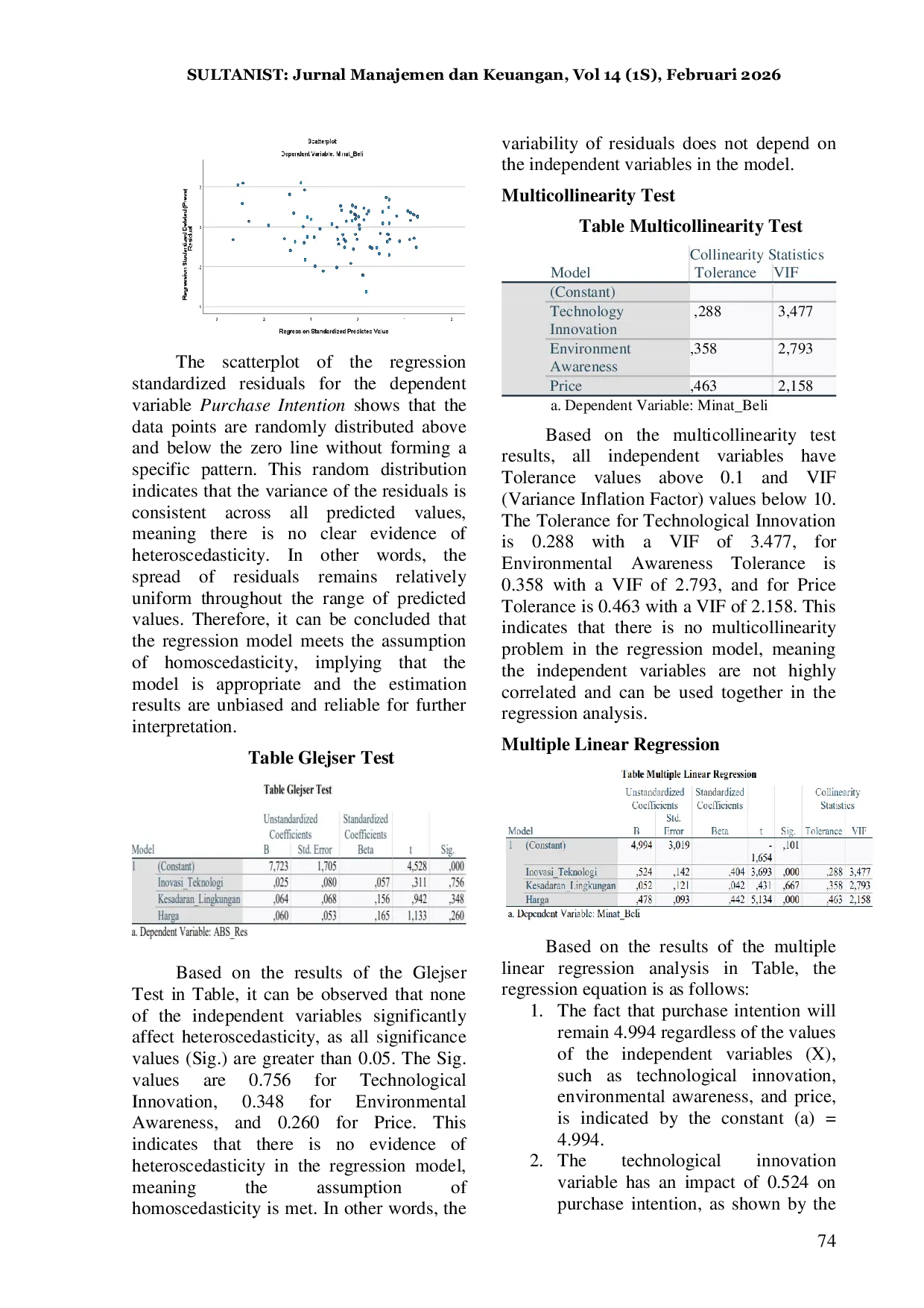 JURIS Antecedents of Interest in Purchasing Electric Motorcycles in Medan