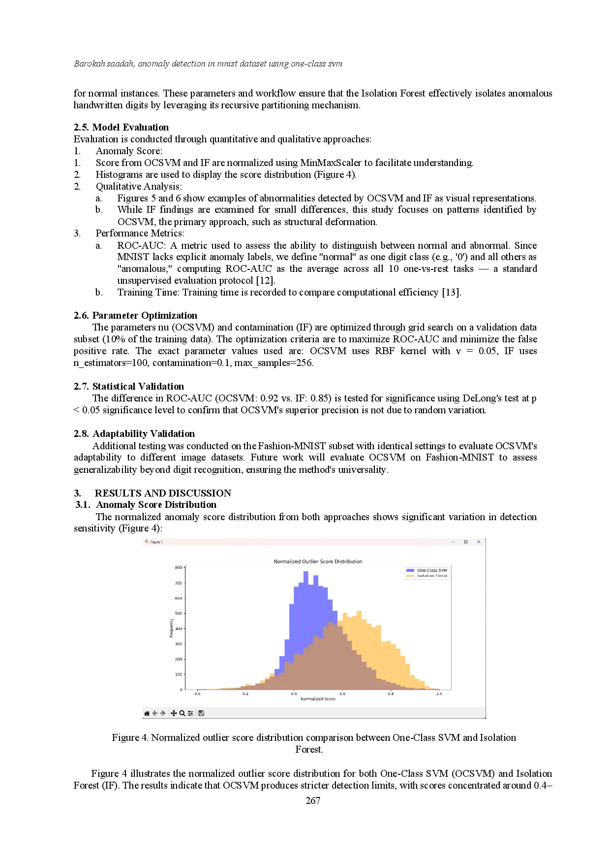 juris Anomaly Detection In Mnist Dataset Using One Class Svm