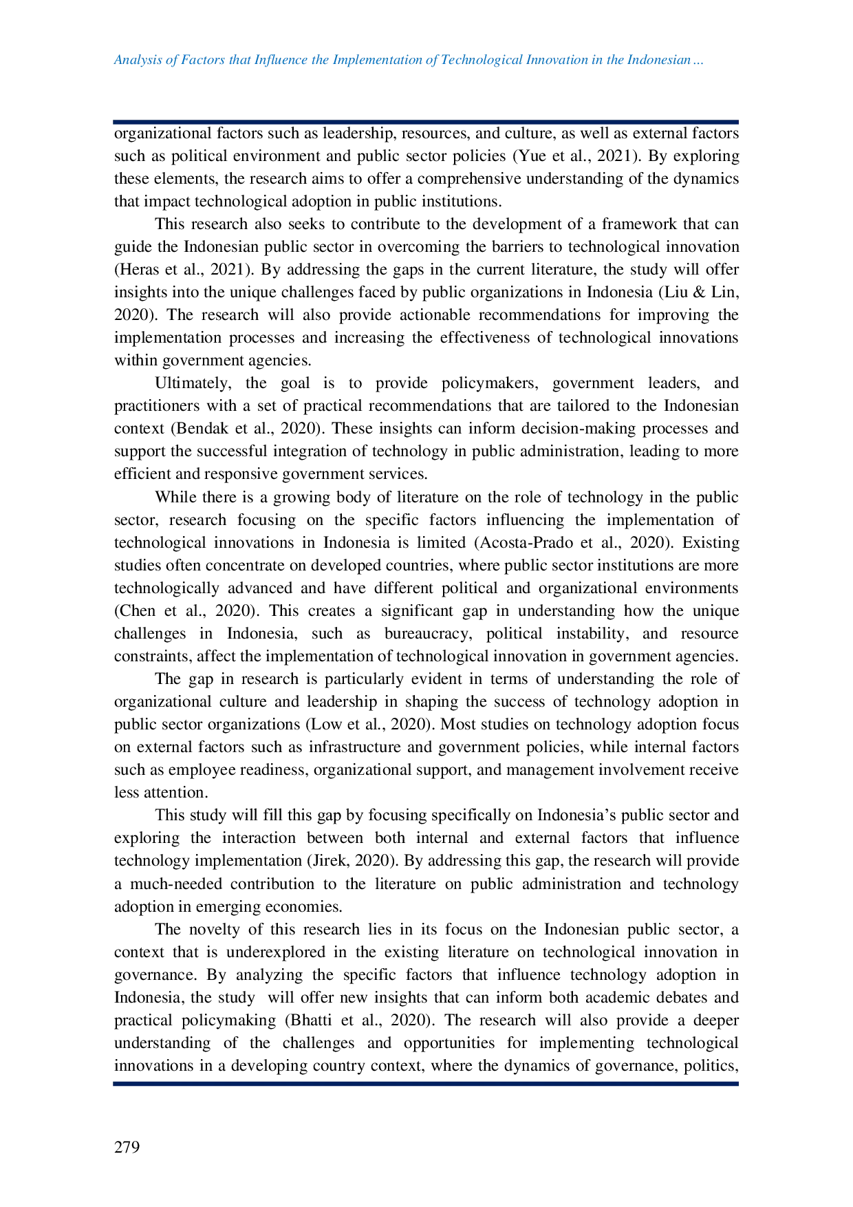 JURIS Analysis of Factors that Influence the Implementation of Technological Innovation in the Indonesian Public Sector
