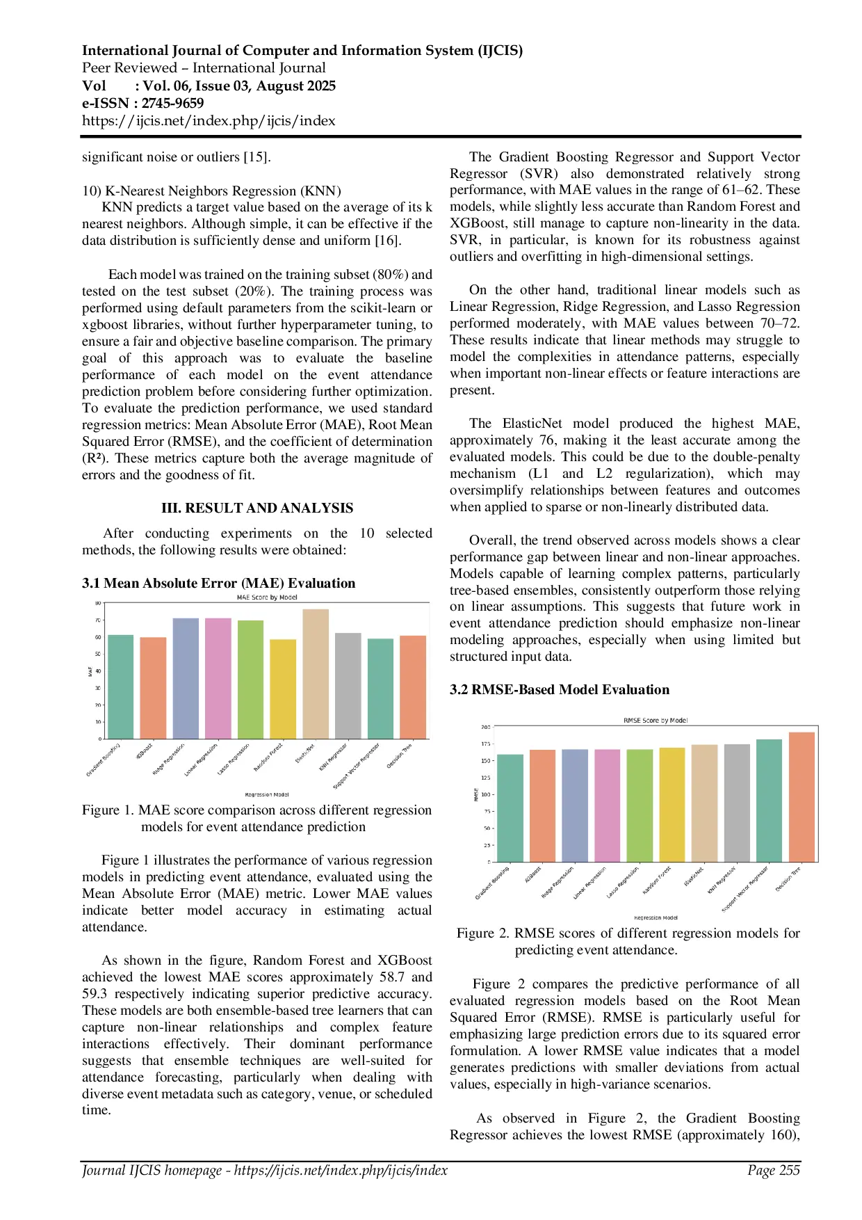 JURIS Evaluating Machine Learning Algorithms for Predictive Modeling of Large scale Event Attendance