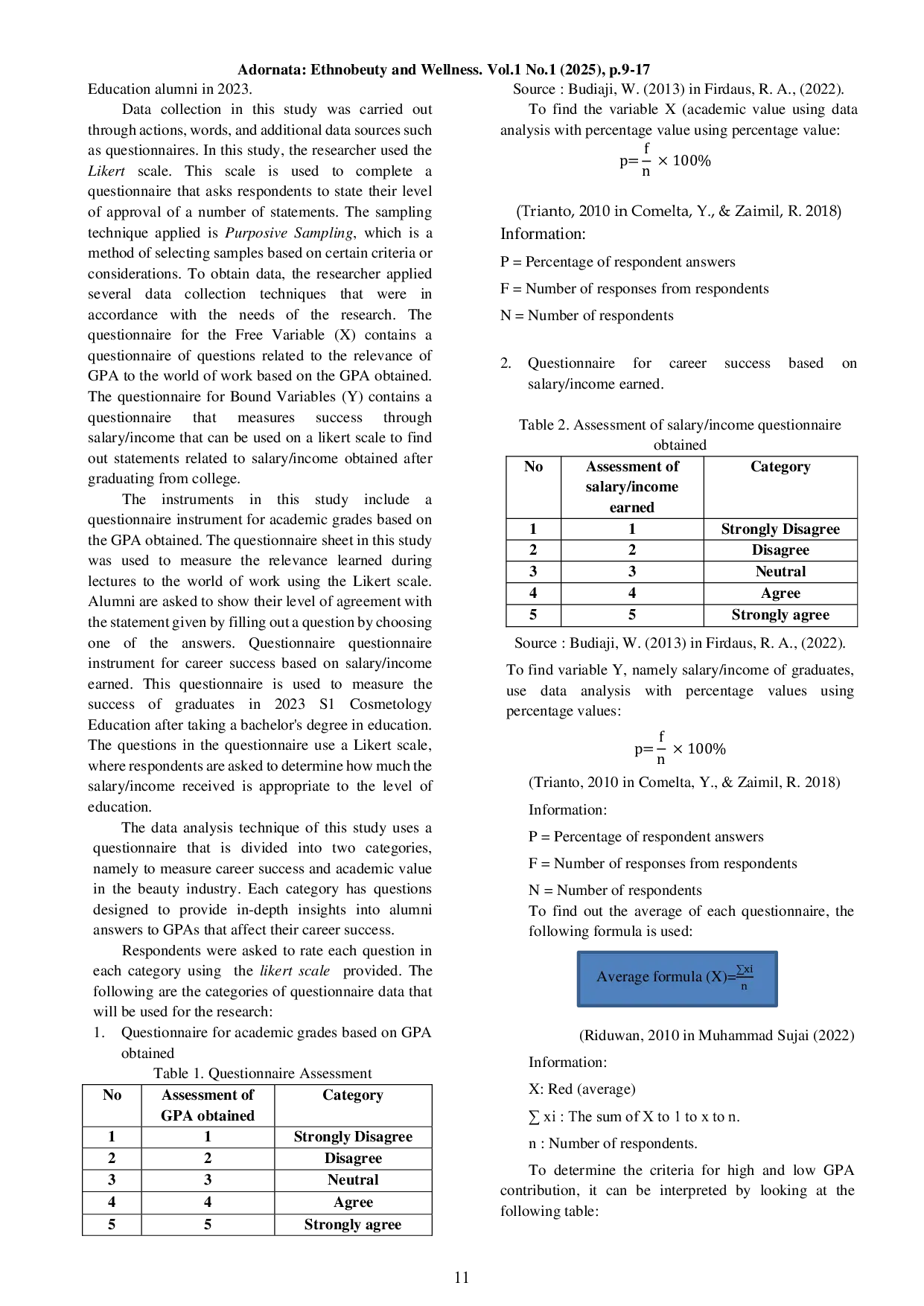JURIS The Relationship Between Academic Values AUAUof Bachelor of Cosmetology Education and Career Success in the Beauty Industry