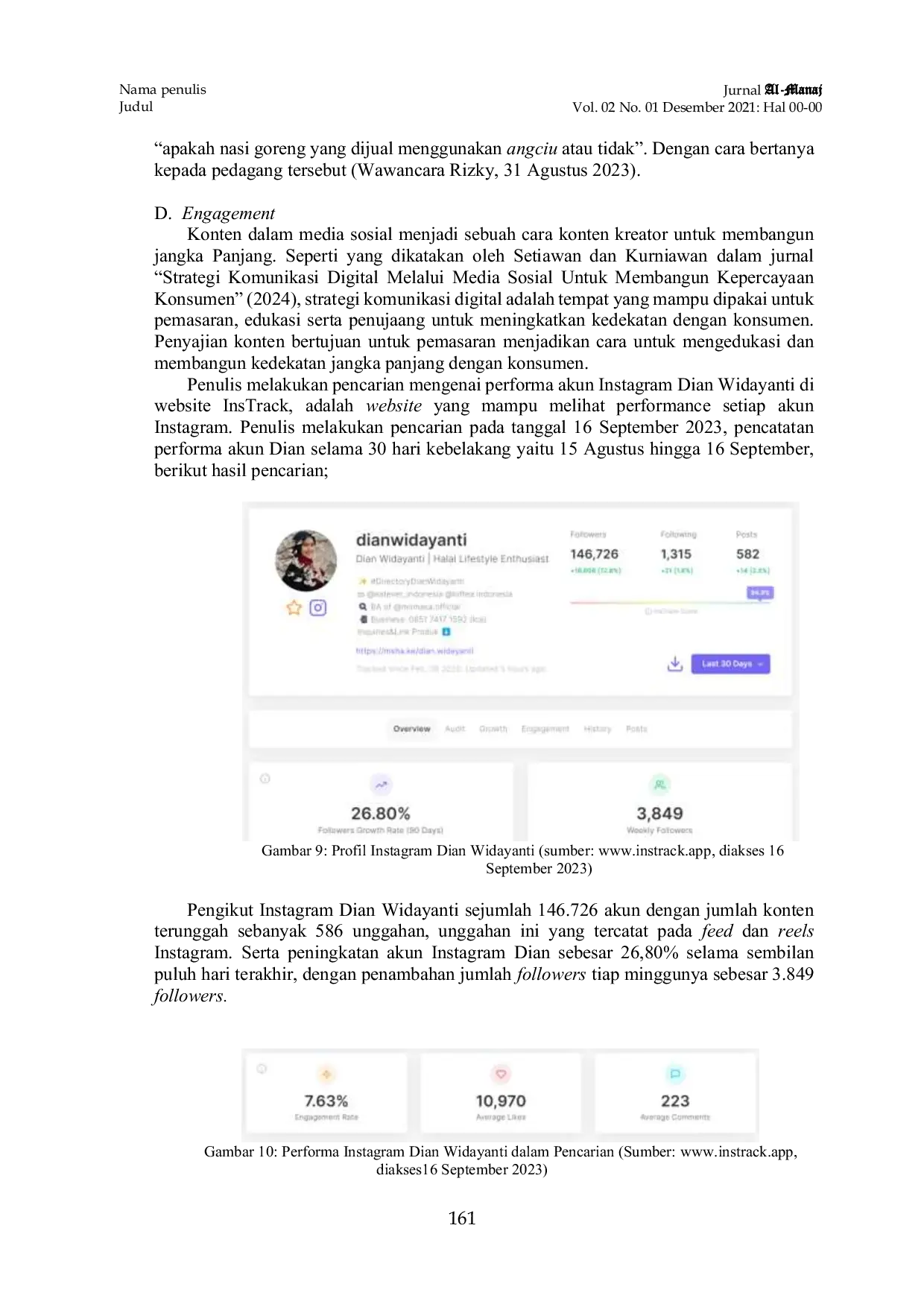 JURIS Strategi Komunikasi Digital Dian Widayanti dalam Pembuatan Konten Halal di Instagram