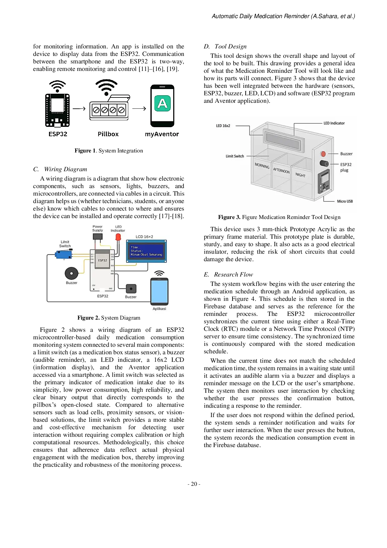 JURIS Automatic Daily Medication Reminder Tool Using an IoT Based ESP532 Sensor