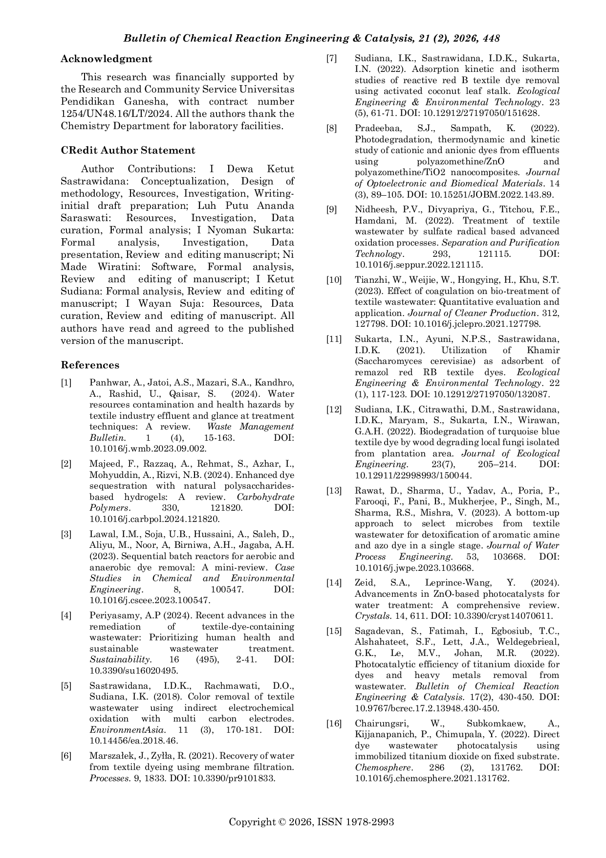 JURIS Photocatalytic Activity of ZnO Hydroxyapatite Nanocomposite for Remazol Red RB Removal in Aqueous Solution Under UV and Visible Light Irradiation