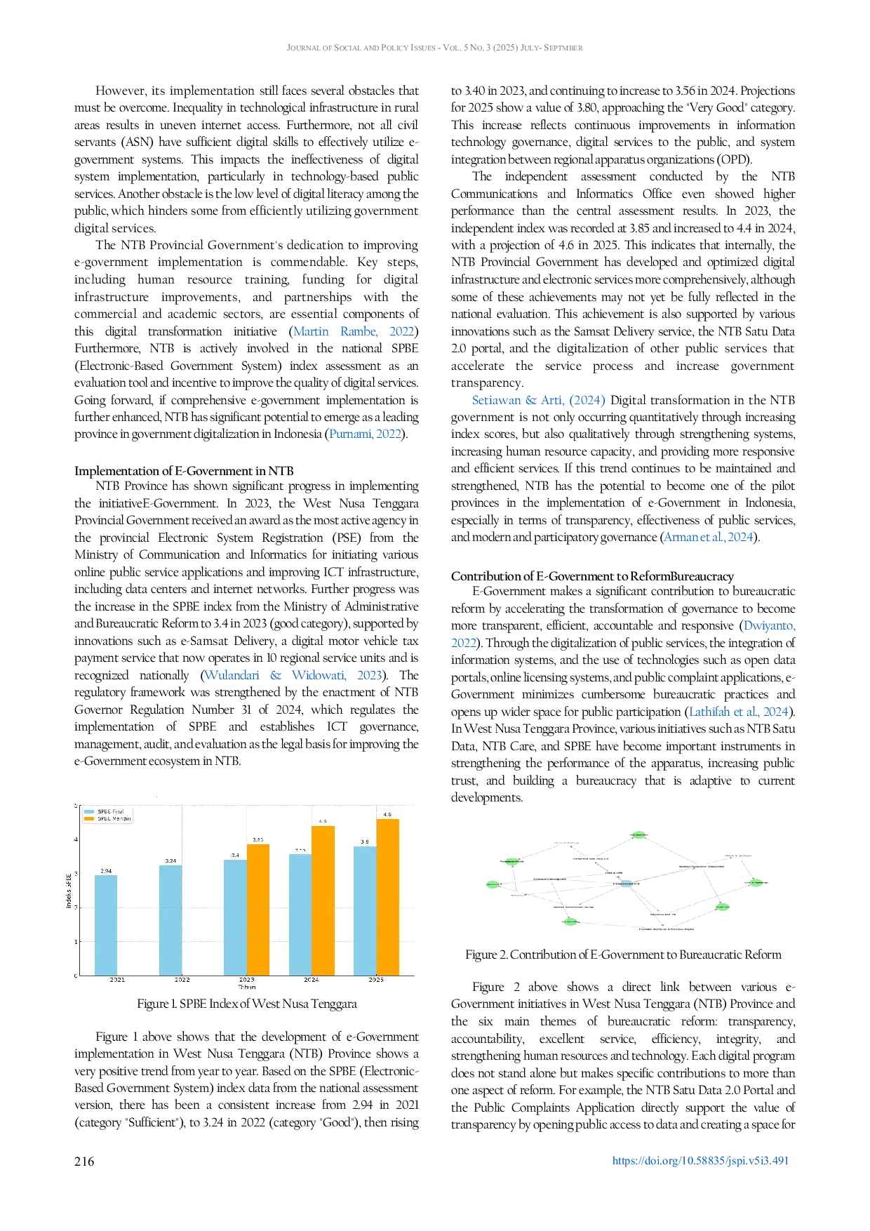JURIS E Government and Bureaucratic Reform A Study in the Regional Government of West Nusa Tenggara
